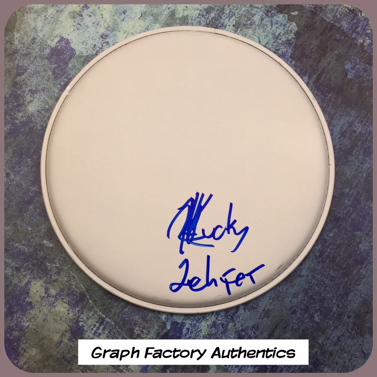 GFA Circle Jerks Drummer * LUCKY LEHRER * Signed 10