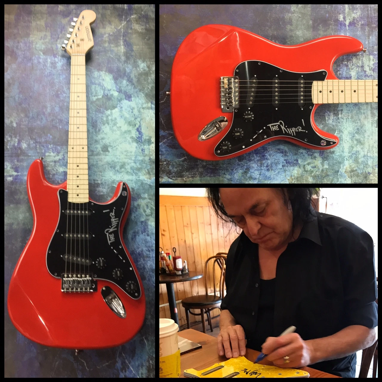 GFA Crime Band Guitarist * RON THE RIPPER GRECO * Signed Electric Guitar R2 COA