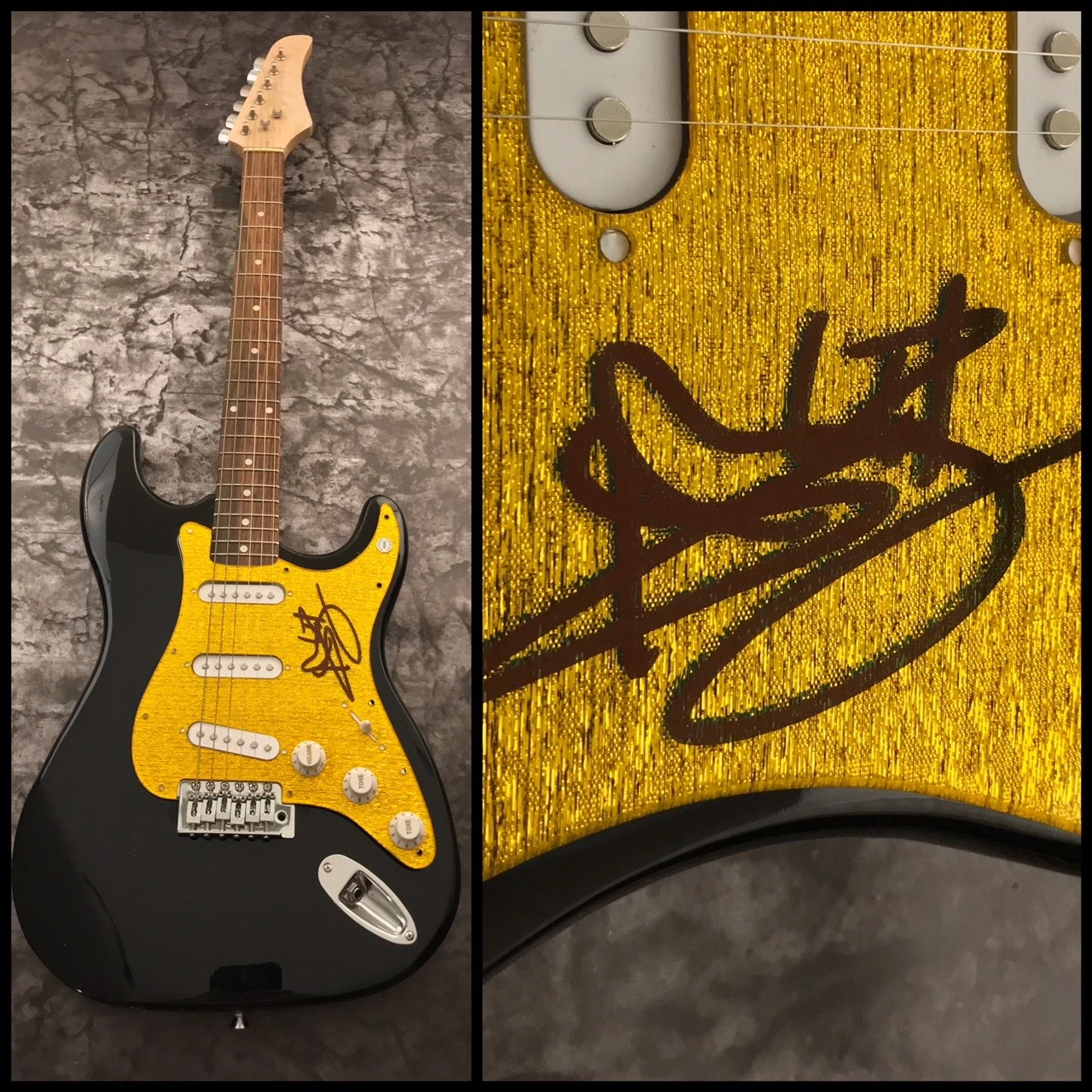 GFA Lit Band Singer * A. JAY POPOFF * Signed Autographed Electric Guitar COA