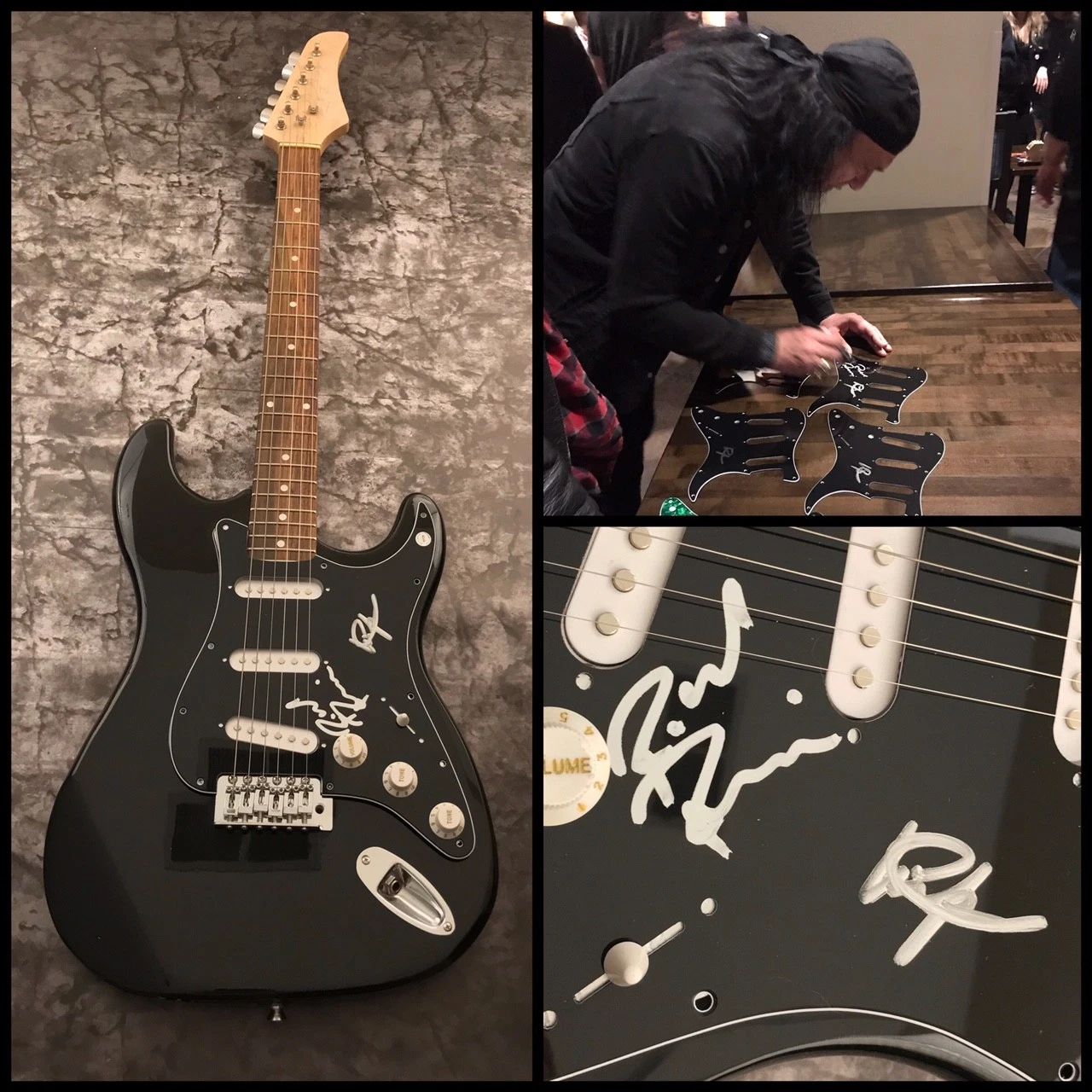 GFA Robb Reiner Steve Lips Kudlow * ANVIL * Band Signed Electric Guitar AD1 COA