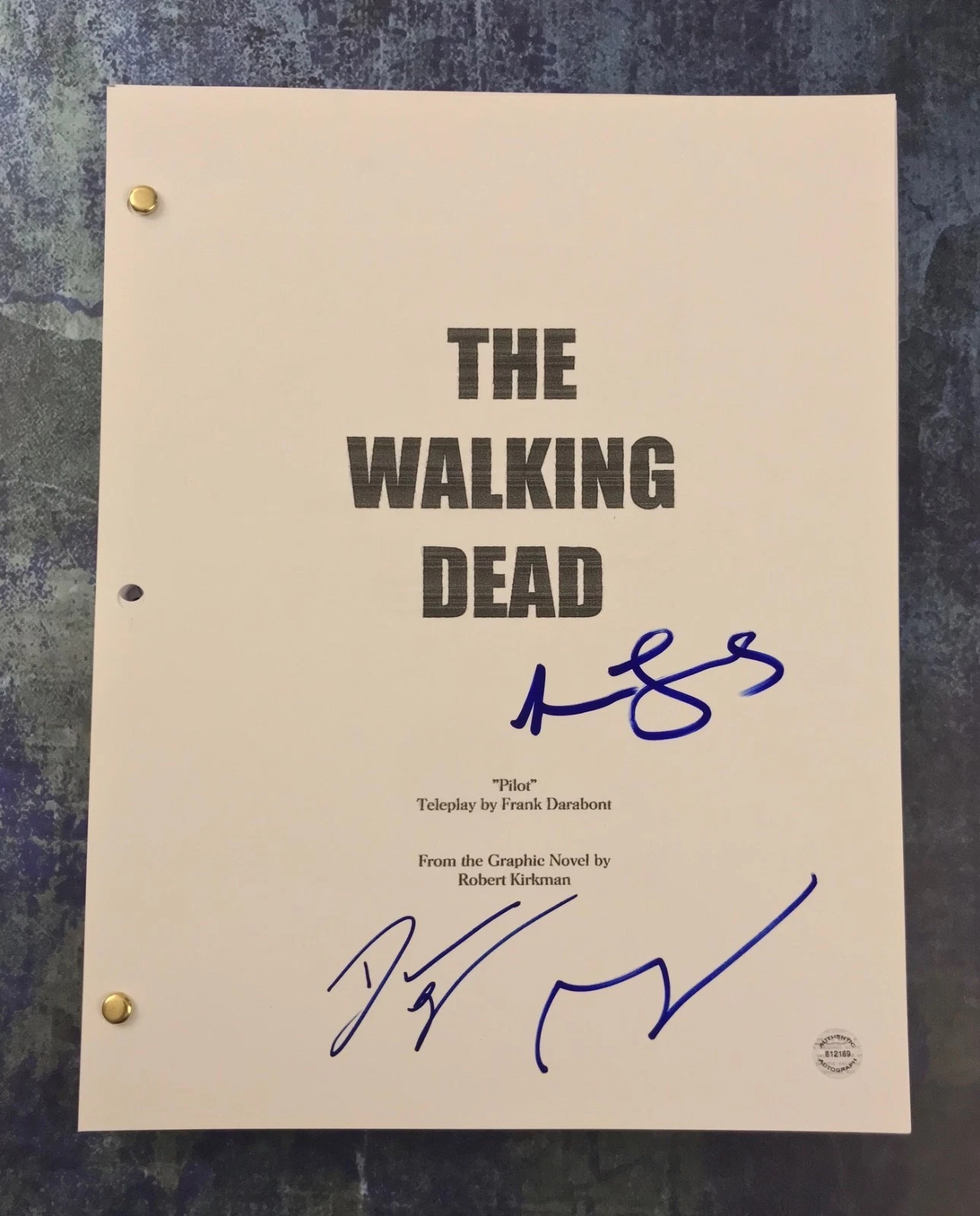 GFA Sara Wayne Callies x3 * THE WALKING DEAD * Signed Full TV Script AD1 COA