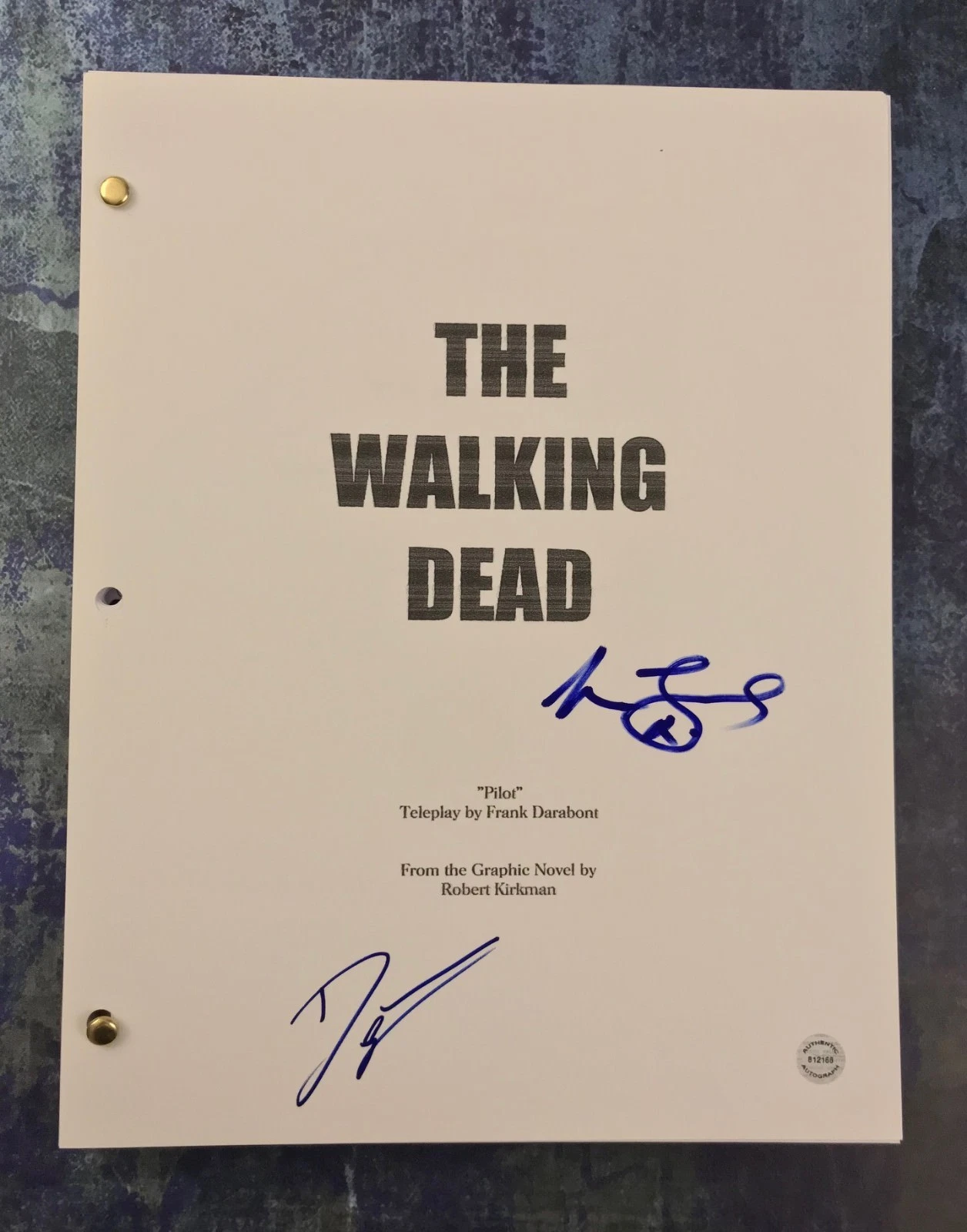 GFA Danai Gurira & Lennie x2 * THE WALKING DEAD * Signed Full TV Script D4 COA