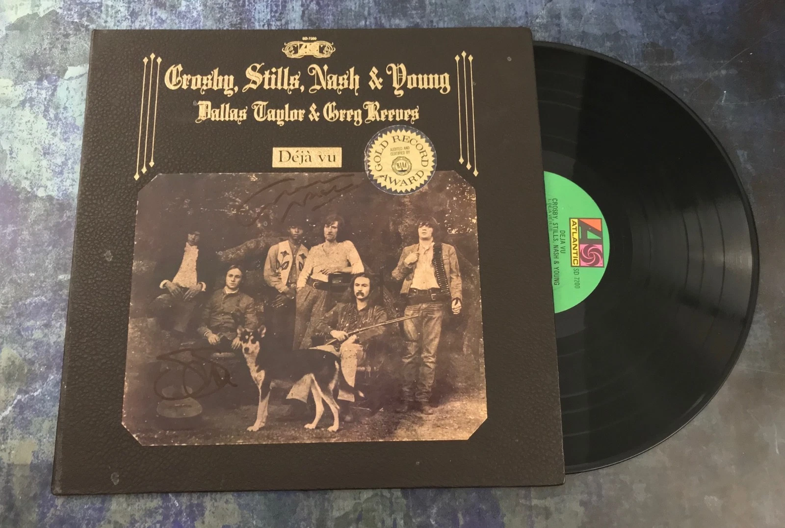 GFA Crosy, Stills & Nash * STEPHEN & GRAHAM * Signed Vinyl Record Album C COA