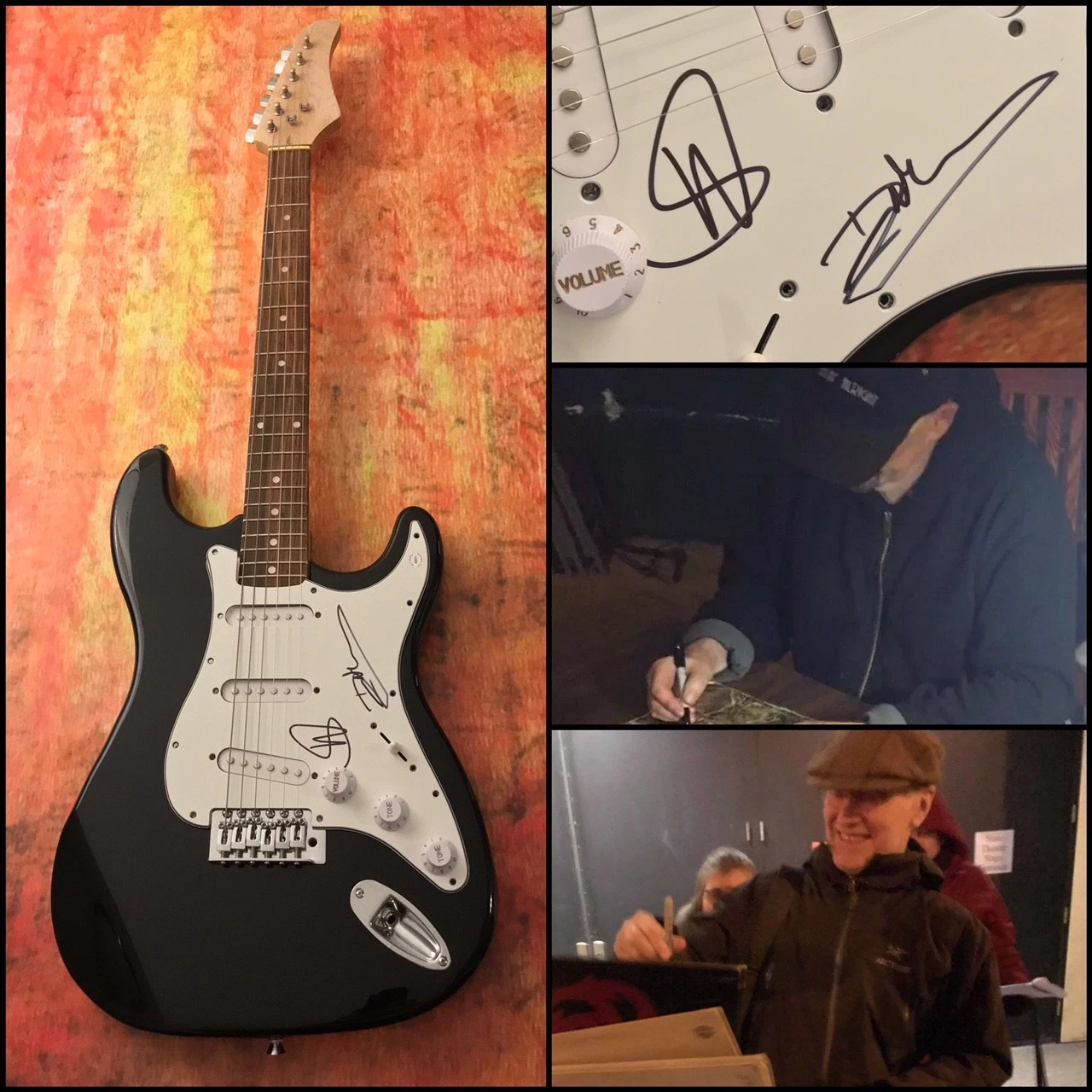 GFA Steve Winwood & Dave Mason * TRAFFIC * Band Signed Electric Guitar AD1 COA