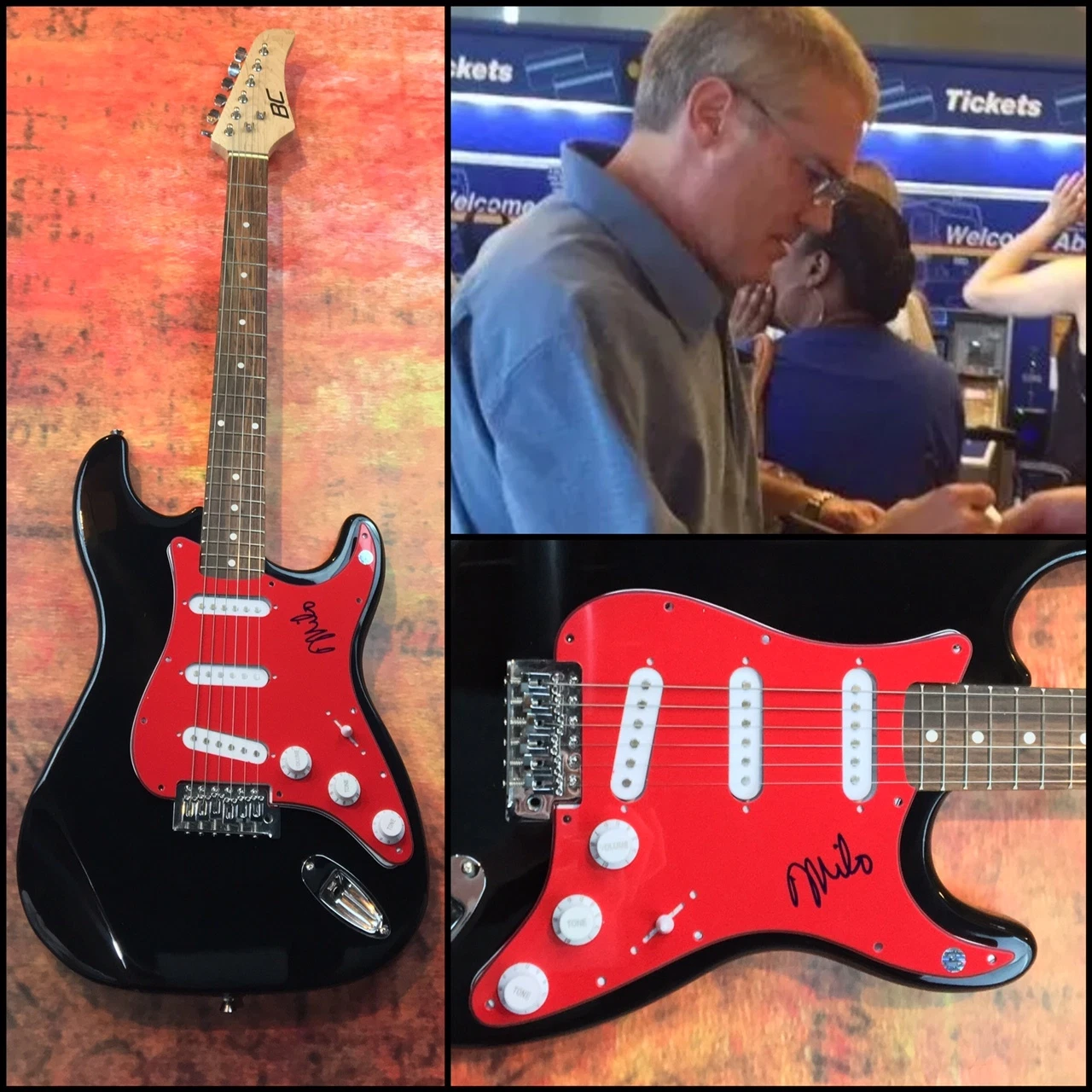 GFA The Descendents Band * MILO AUKERMAN * Signed Electric Guitar PROOF M2 COA