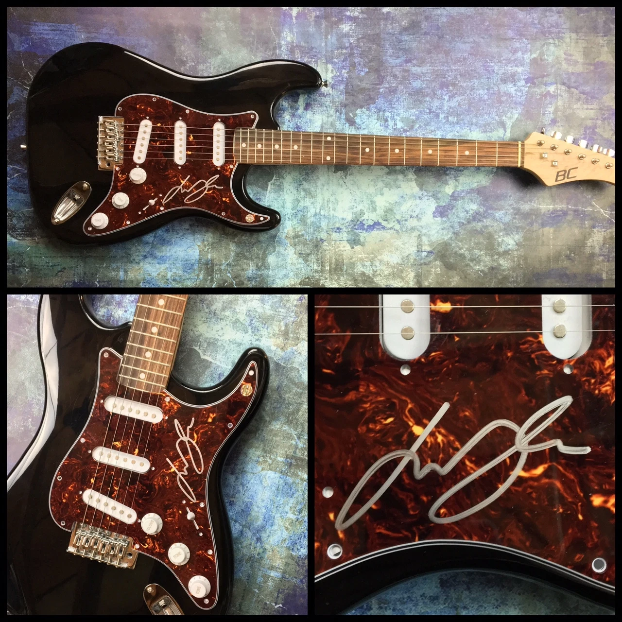 GFA Wings Guitarist * LAURENCE JUBER * Signed Electric Guitar COA