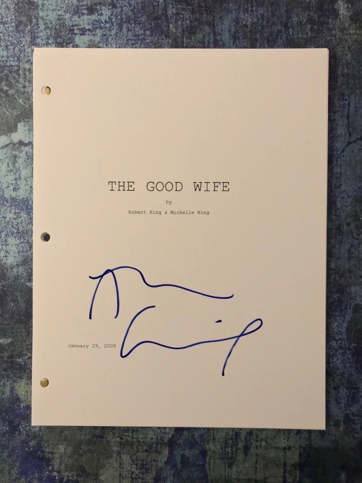 GFA The Good Wife Eli Gold * ALAN CUMMING * Signed TV Show Script PROOF COA