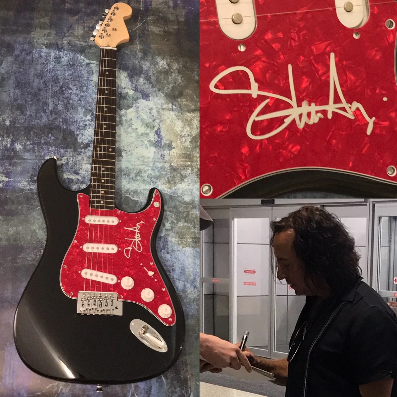 GFA Journey Band Singer * STEVE AUGERI * Signed Autographed Electric Guitar COA