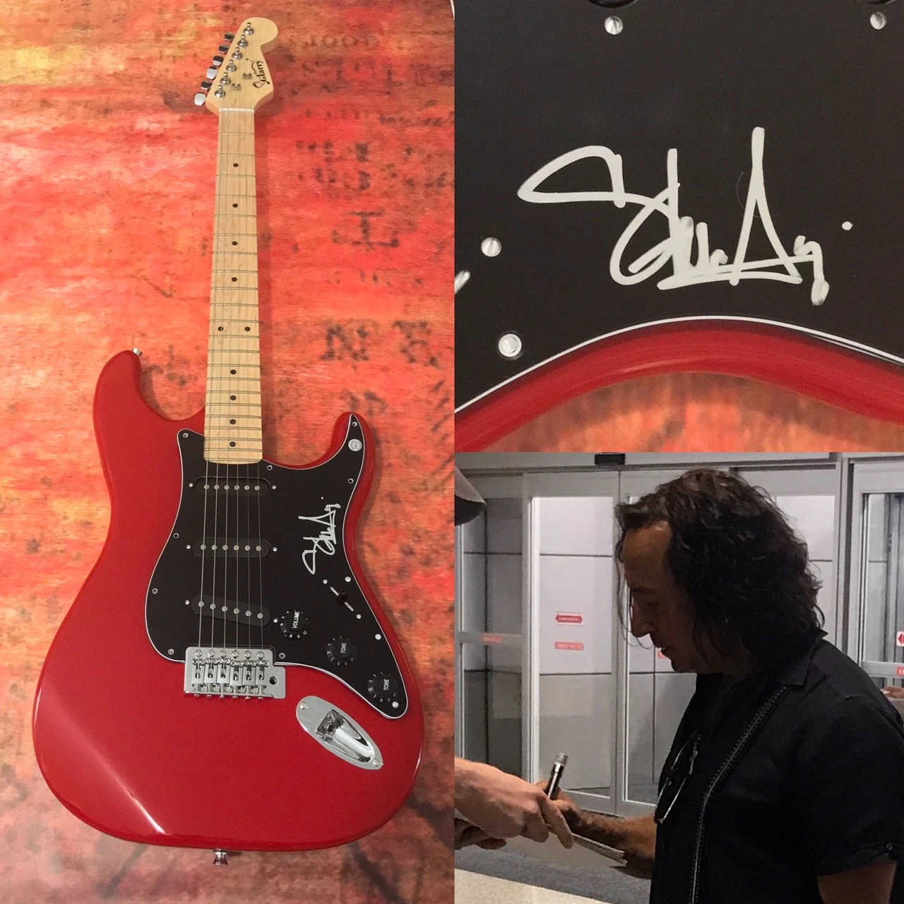 GFA Journey Band Singer * STEVE AUGERI * Signed Electric Guitar PROOF COA