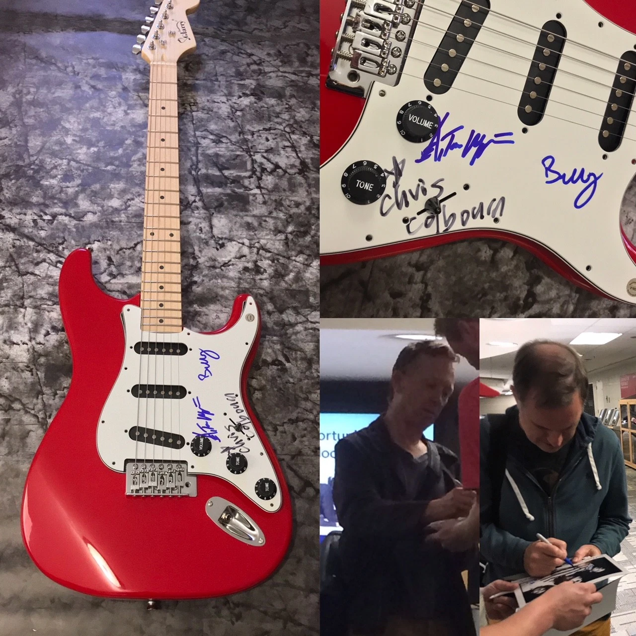 GFA Bill Janovitz Band x3 * BUFFALO TOM * Signed Electric Guitar PROOF COA