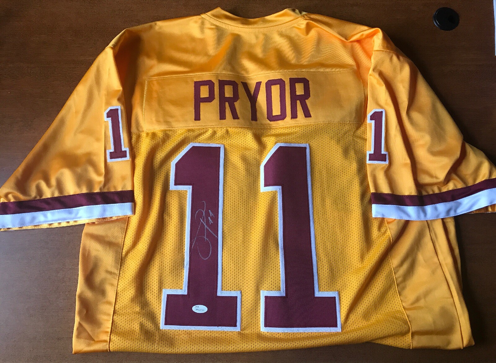 Terrell Pryor Redskins Bills Ohio State Autographed Signed Player Jersey JSA COA