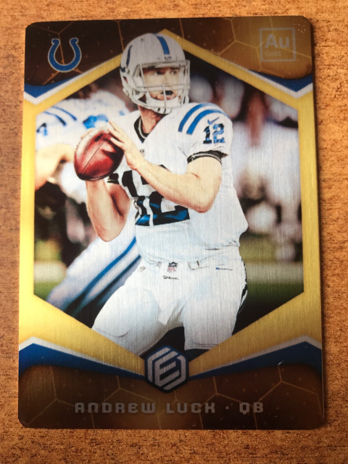 2018 Panini Elements ANDREW LUCK  #23 Gold Metal Base Card 9/10 SSP Colts