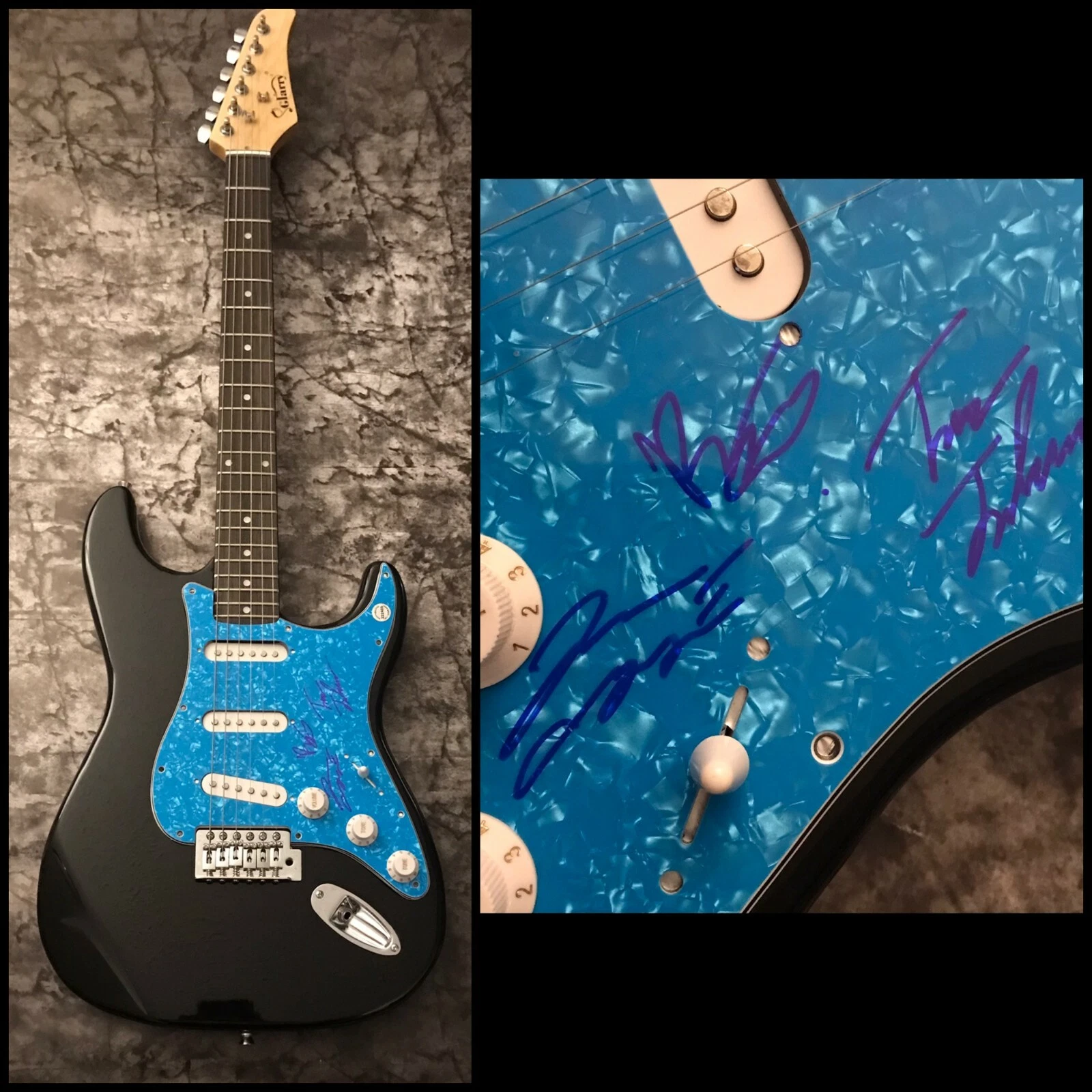 GFA Between You & Me Overstepping * BELMONT * Signed Band Electric Guitar B4 COA