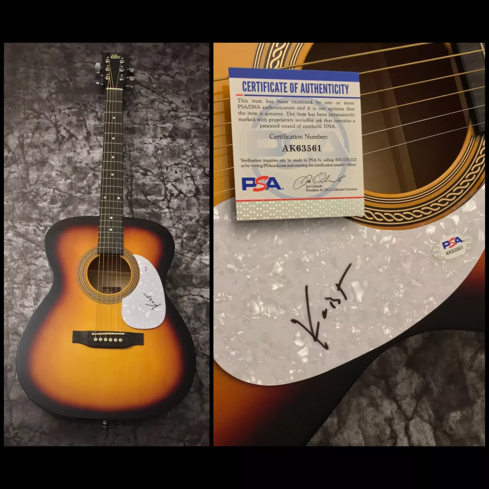 PSA Nirvana Band Bassist * KRIST NOVOSELIC * Signed 41