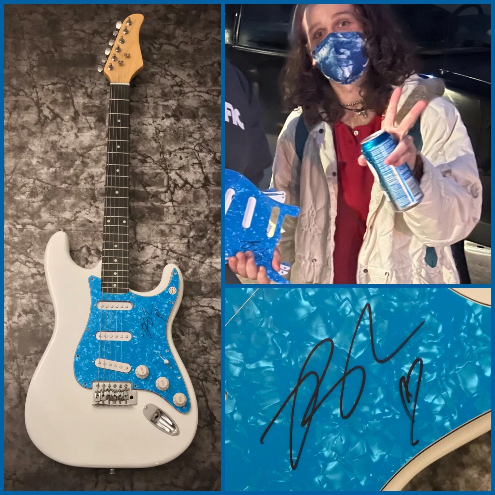 GFA  Indiana Small Talk Caroline * BRISTON MARONEY * Signed Electric Guitar  COA