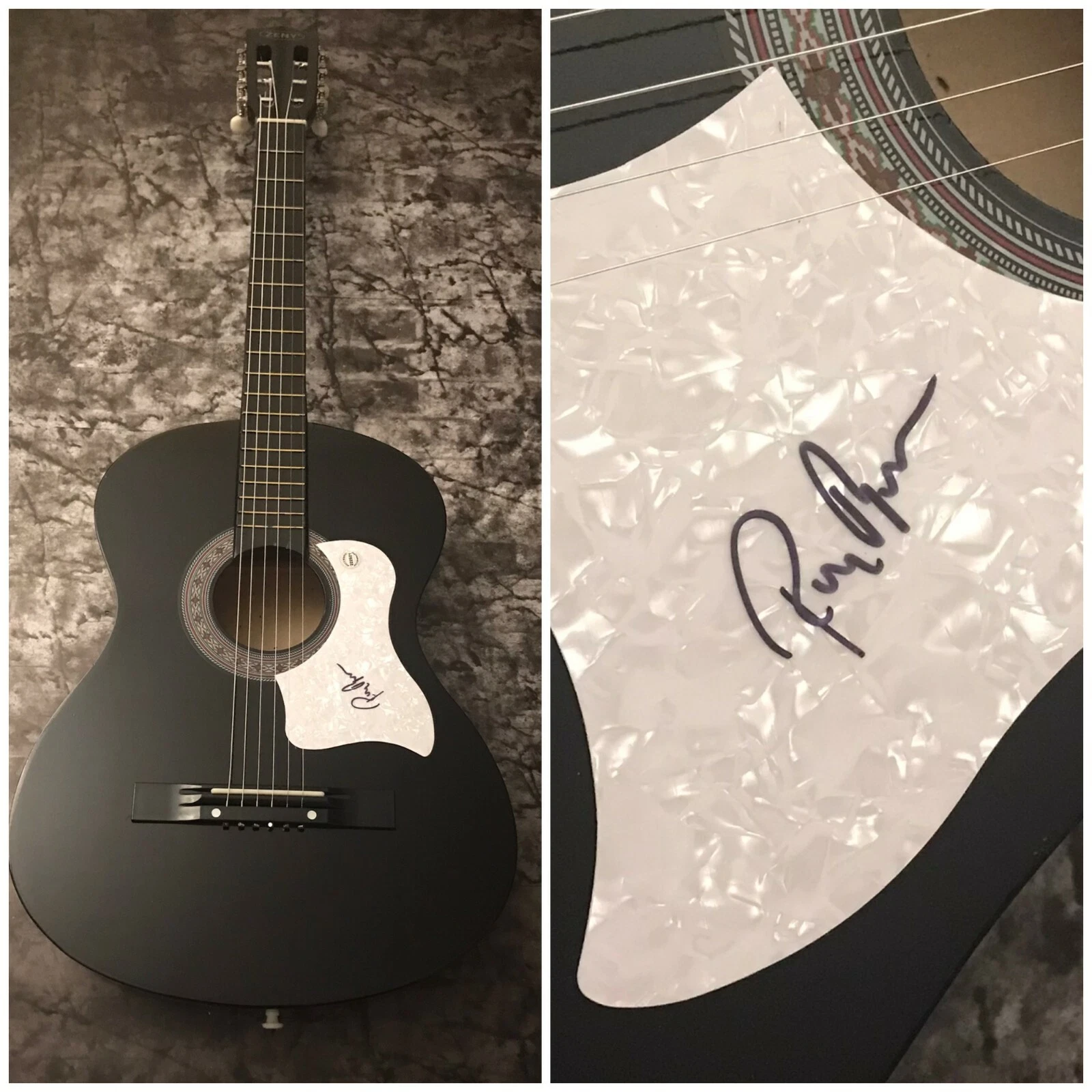 GFA Leave that Cowboy Country Star * RAY BENSON * Signed Acoustic Guitar R3 COA