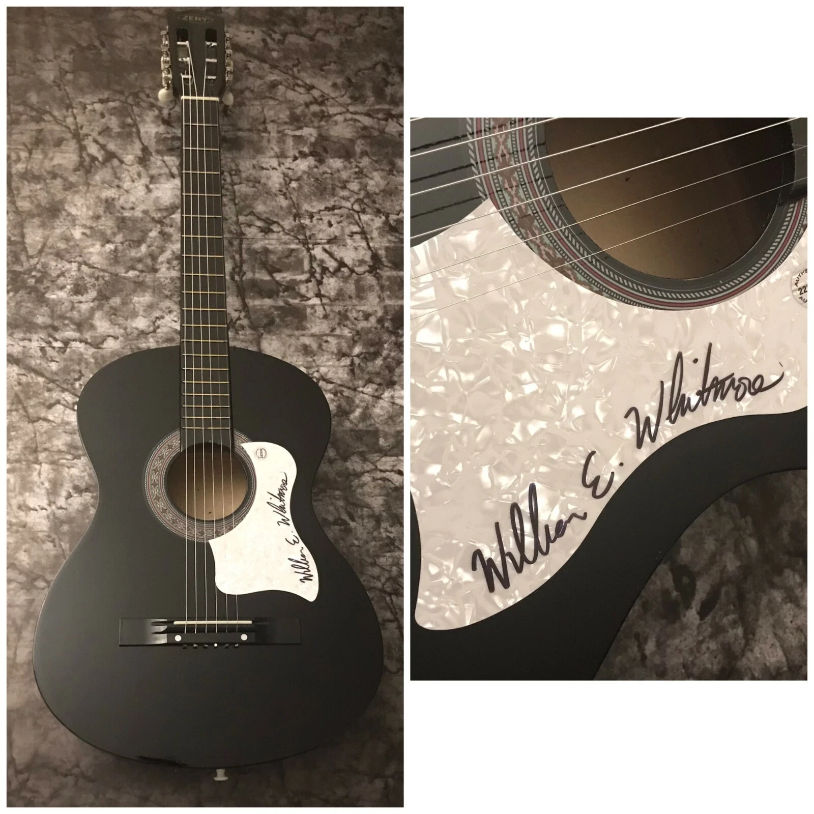 GFA Animals in the Dark * WILLIAM ELLIOTT WHITMORE * Signed Acoustic Guitar  COA