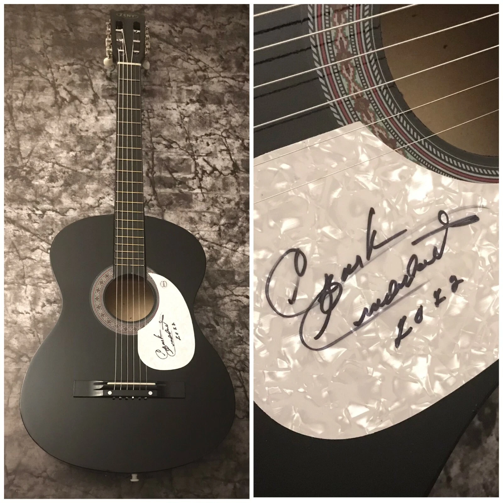 GFA Boom Boom Baby * BILLY CRASH CRADDOCK * Signed Acoustic Guitar B1 COA