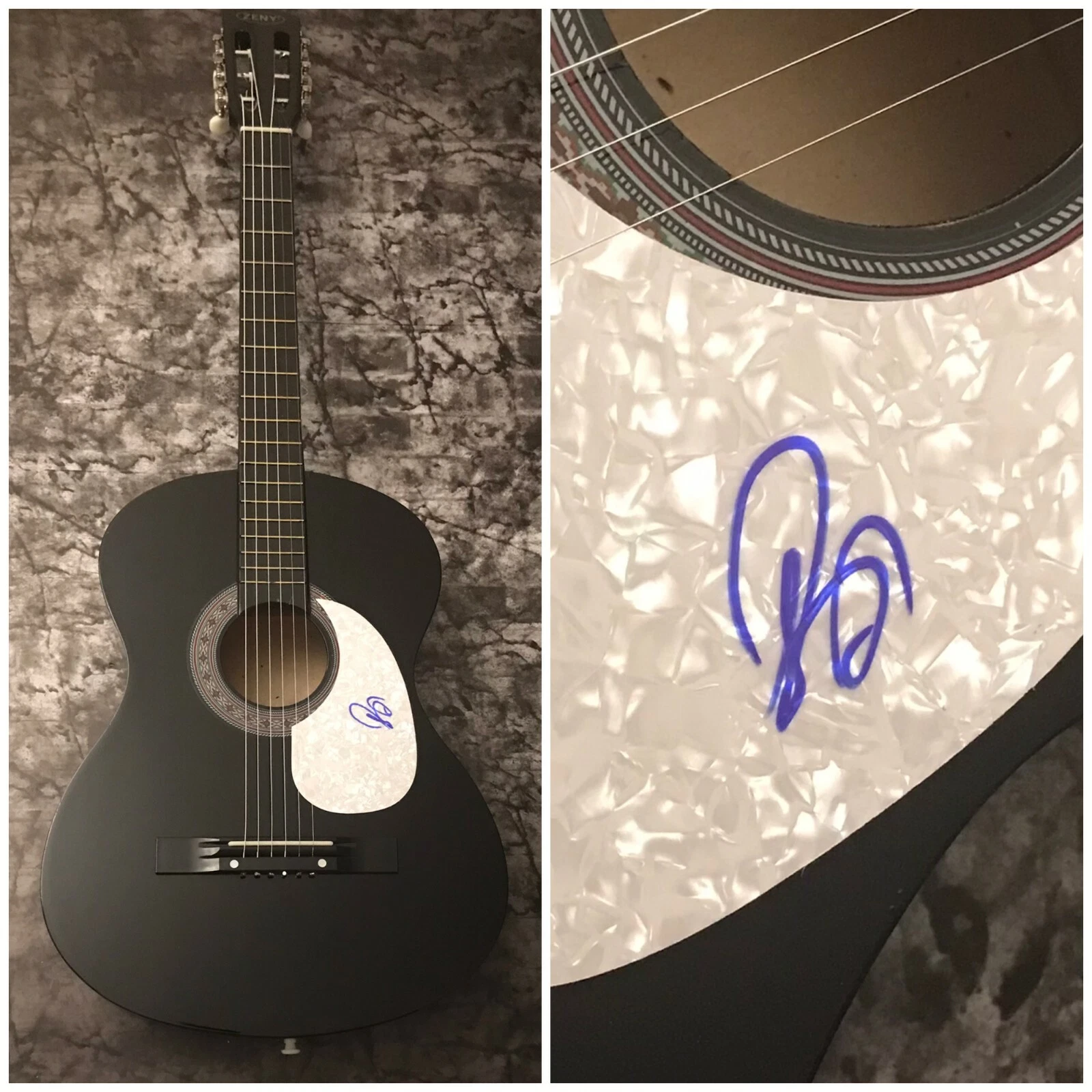 GFA  Big Black Car Star  * GREGORY ALAN ISAKOV *  Signed Acoustic Guitar G3 COA