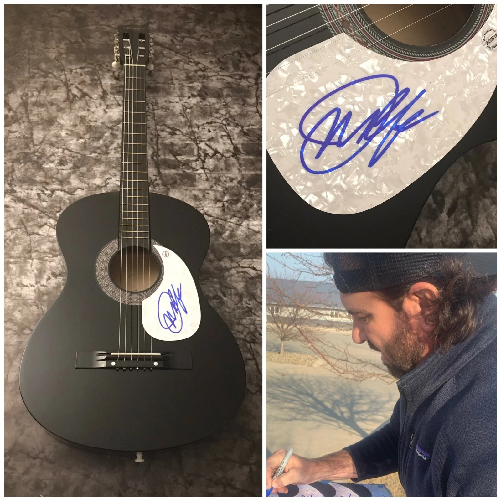 GFA Boots on a Dance Floor * JON WOLFE * Signed Acoustic Guitar PROOF J3 COA