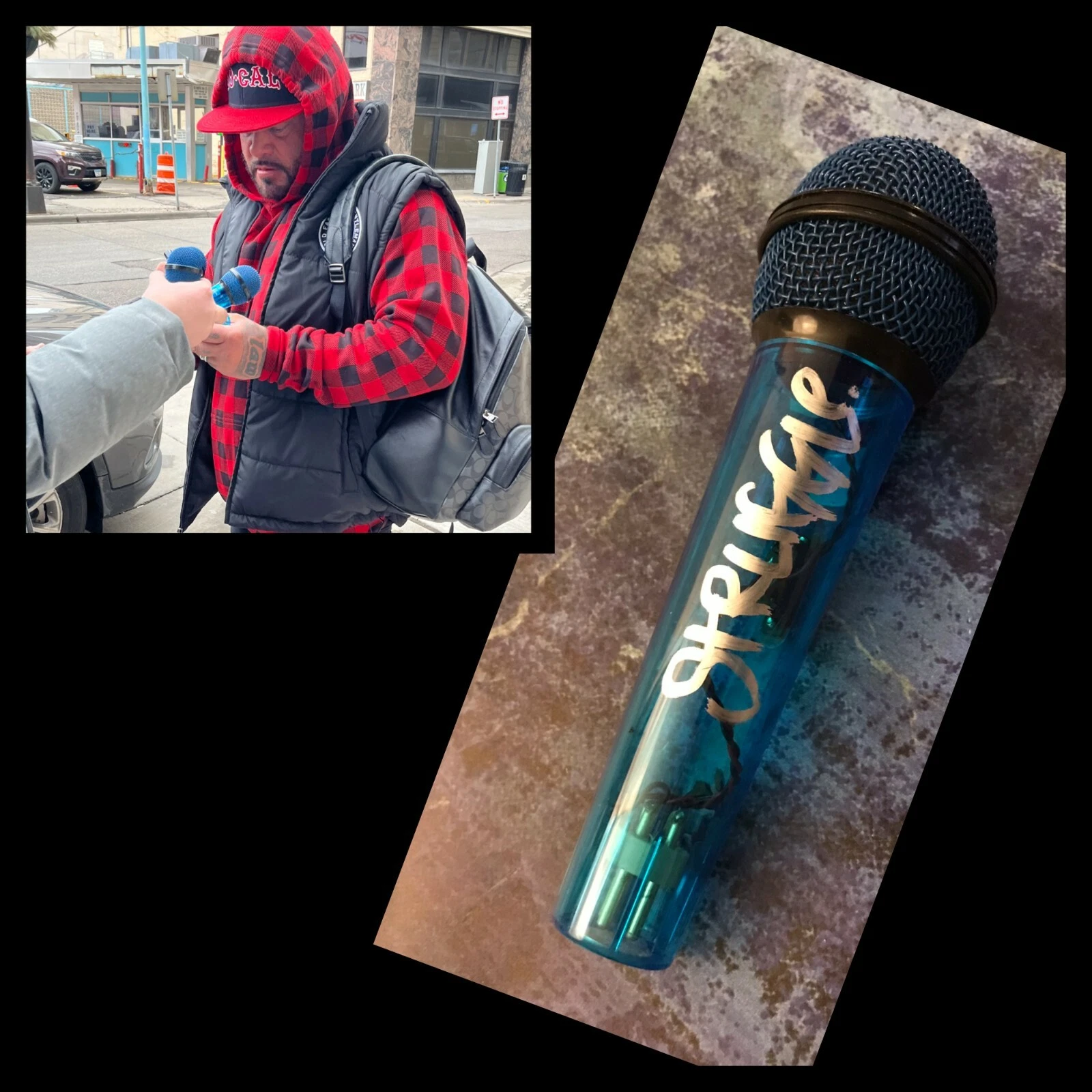 GFA Troubadour of Troubled Souls * STRUGGLE JENNINGS * Signed Microphone S1 COA