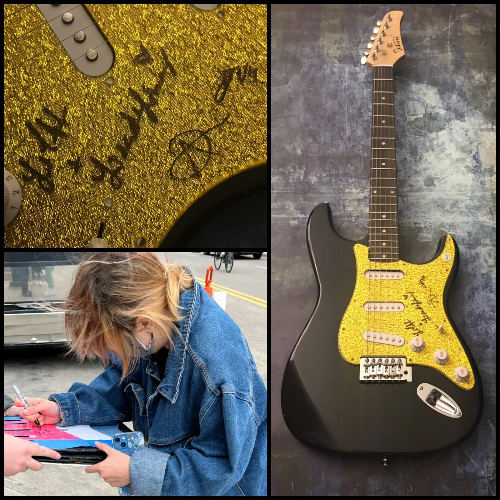 GFA Lili Trifilio x3 Band * BEACH BUNNY * Signed Electric Guitar PROOF B4 COA