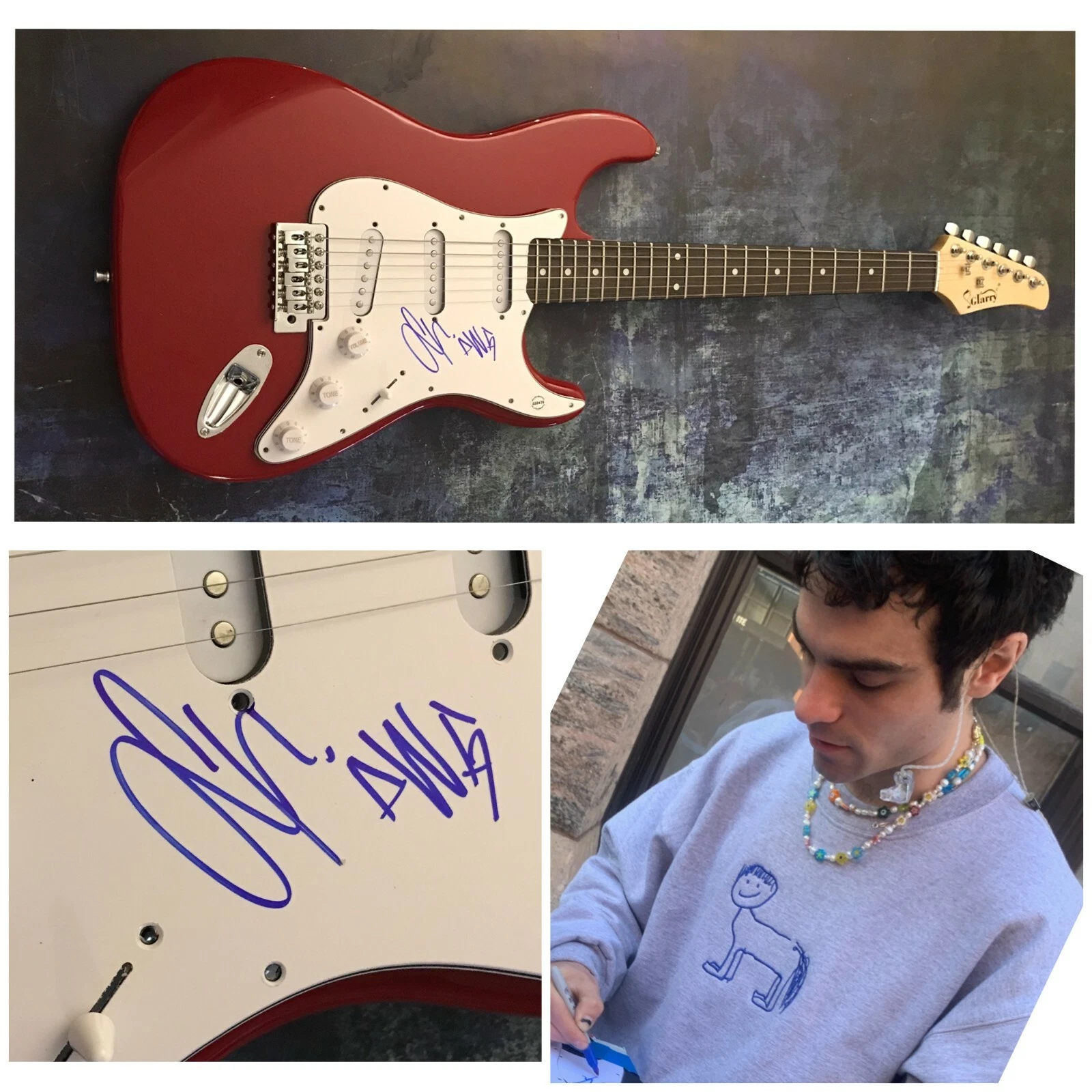 GFA  S. Holden Jaffe  * DEL WATER GAP * Signed Electric Guitar PROOF COA