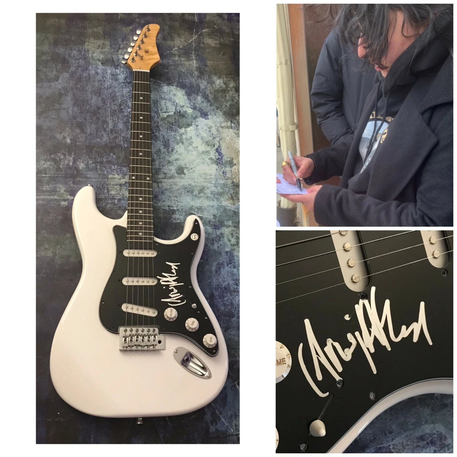 GFA Vulture Prince Mohabbat  * AROOJ AFTAB *  Signed Electric Guitar PROOF COA