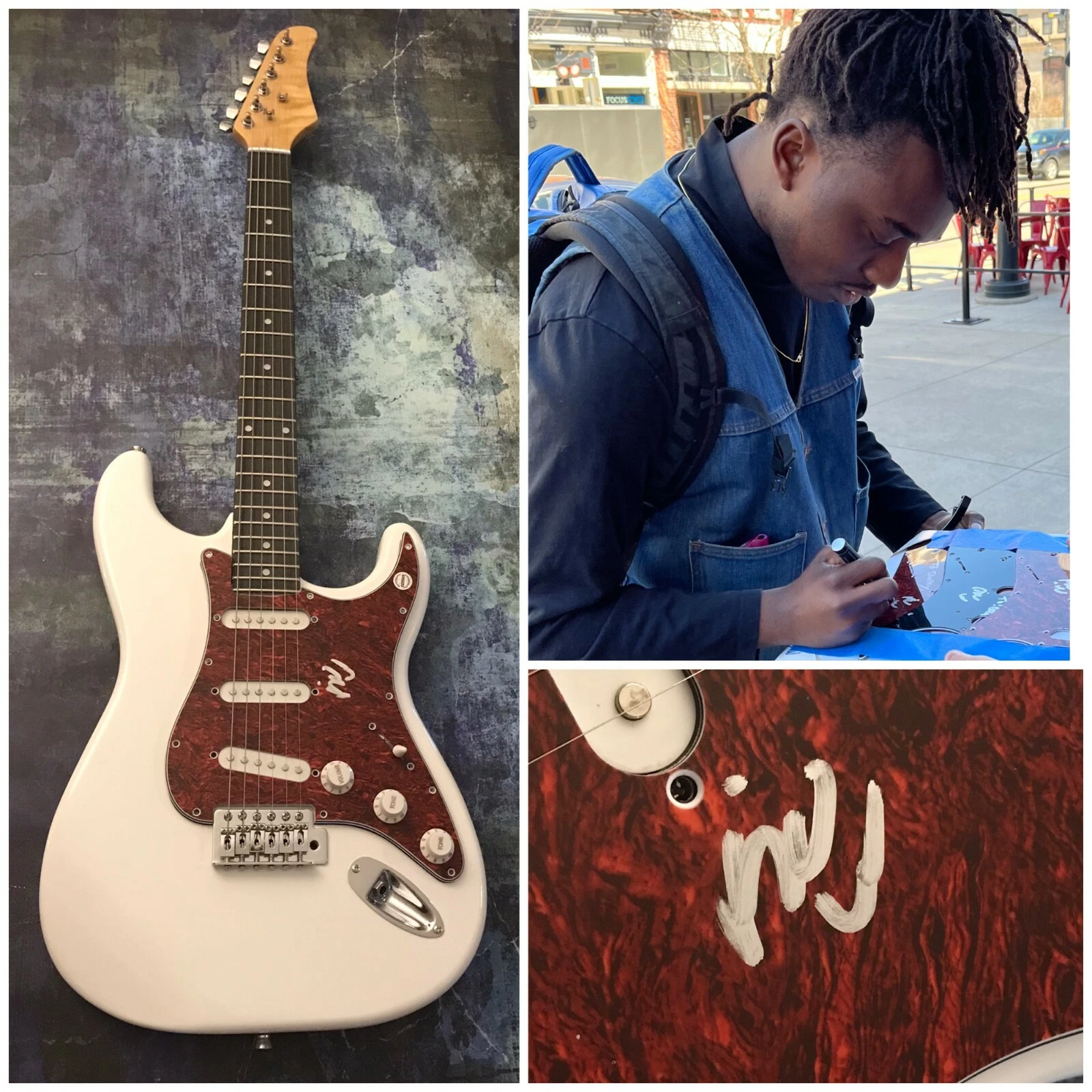 GFA Move Like This  * RIC WILSON *  Signed Electric Guitar PROOF R1 COA