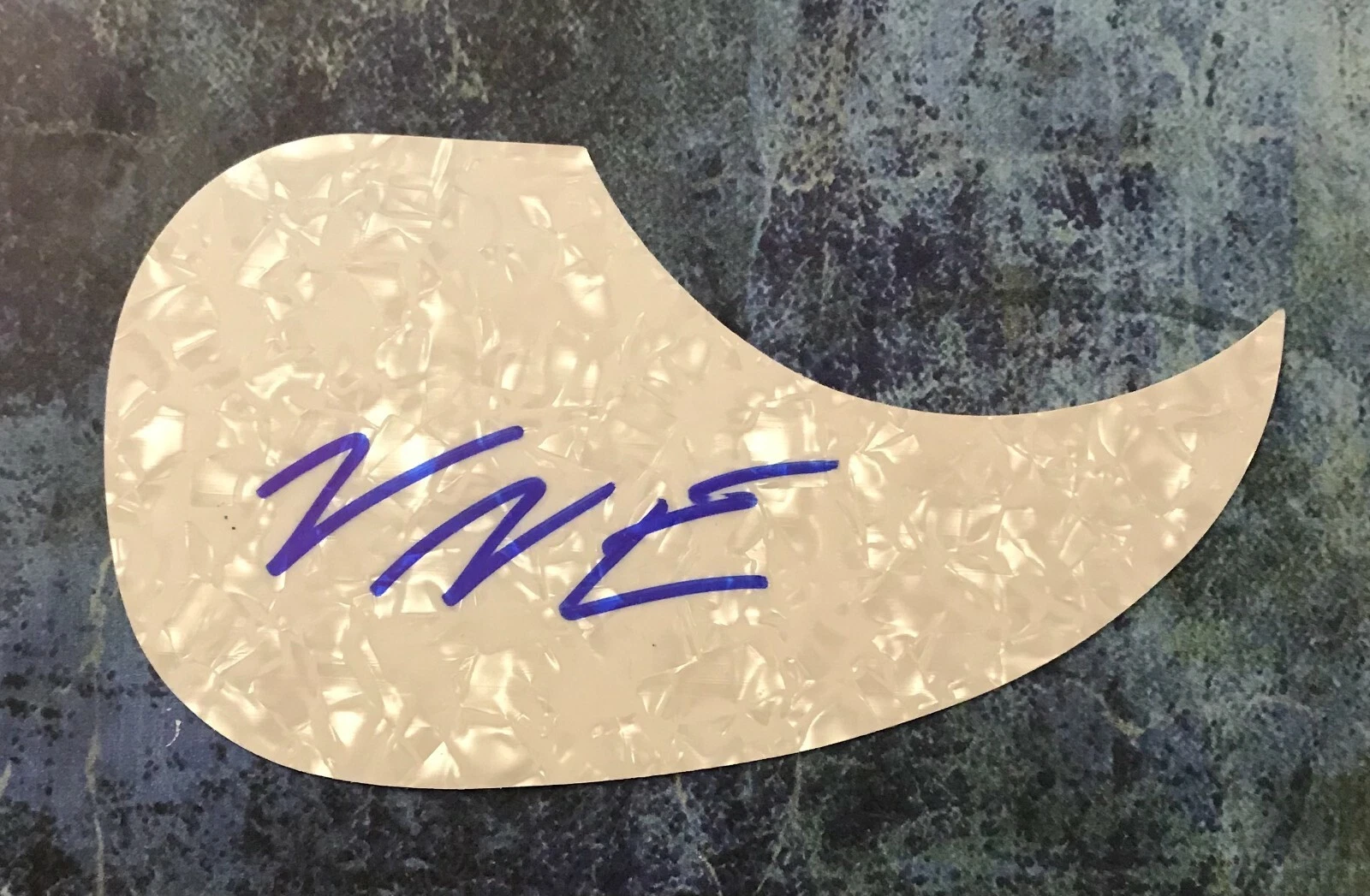 GFA 25 & Wastin' Time  * VINCENT NEIL EMERSON *  Signed Acoustic Pickguard COA