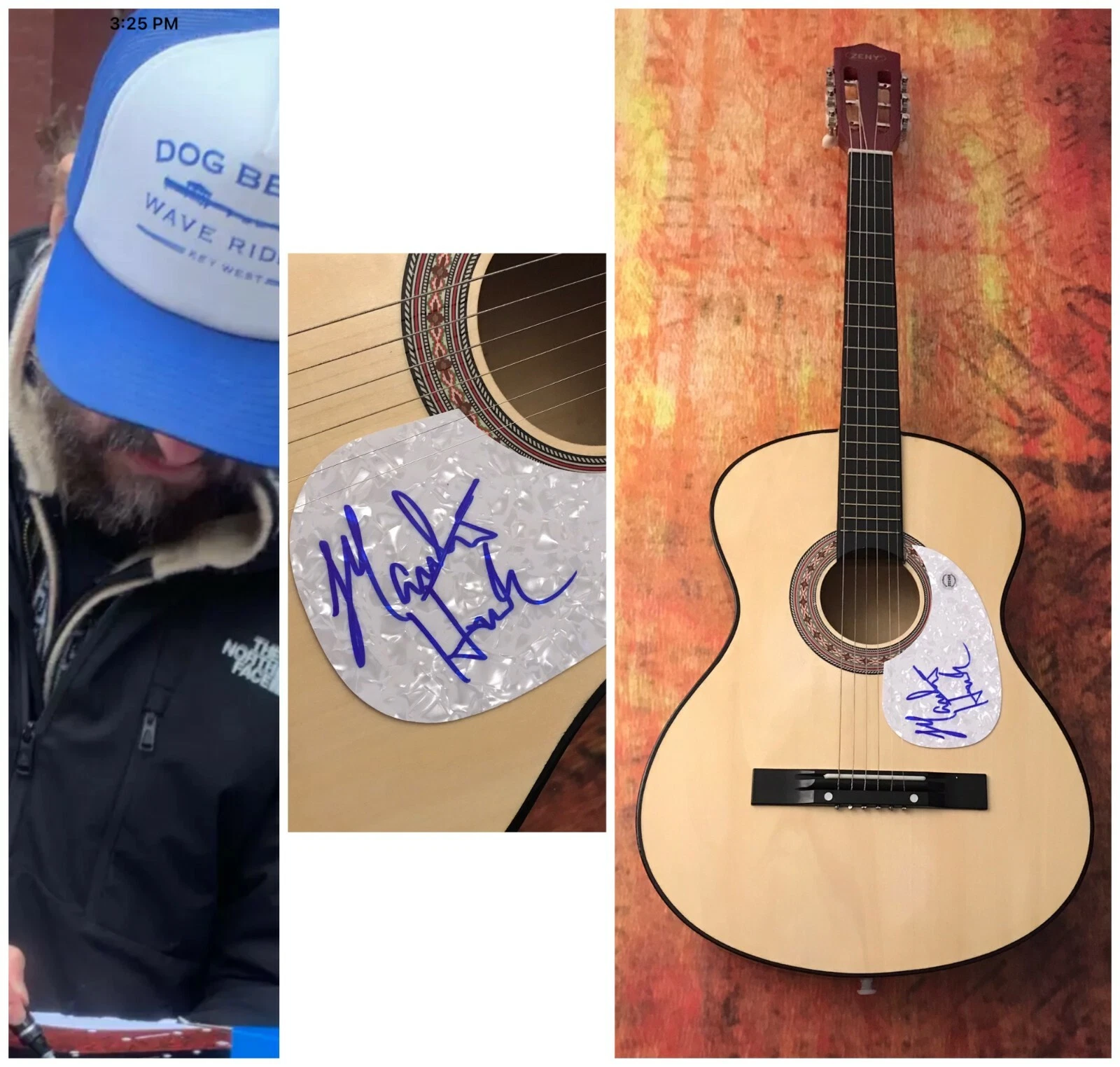 GFA Matthew Houck Song for Zula * PHOSPHORESCENT * Signed Acoustic Guitar M1 COA