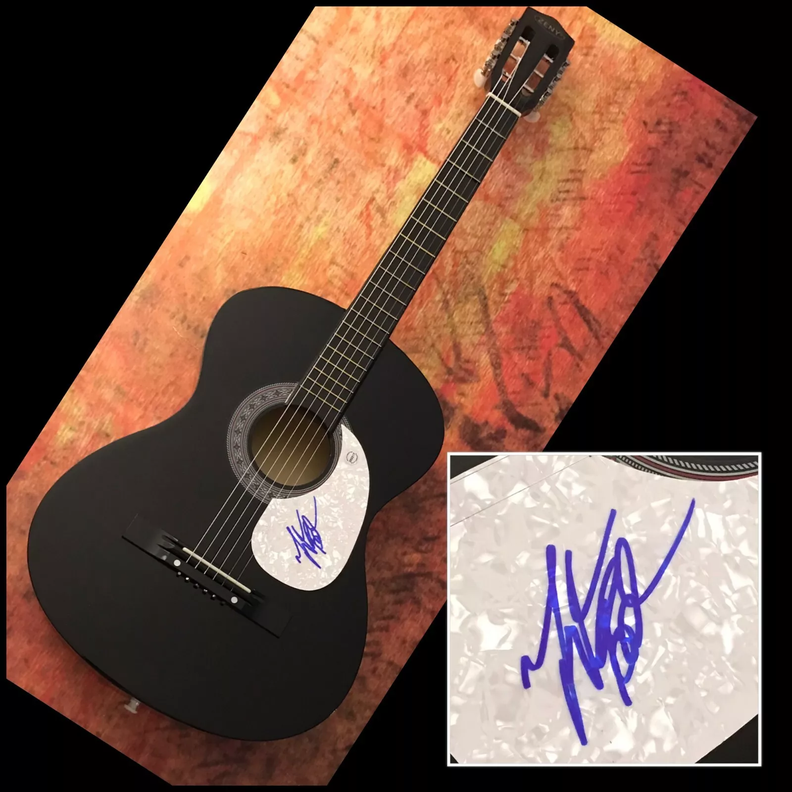 GFA Palomino Princess  * TYLER BOOTH *  Signed Acoustic Guitar PROOF T2 COA