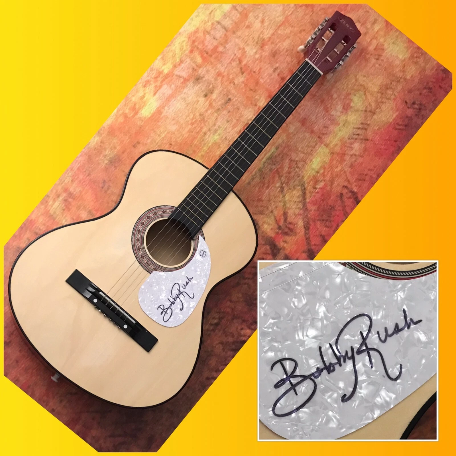 GFA  I Ain't Studdin' You  * BOBBY RUSH *  Signed Acoustic Guitar B3 COA