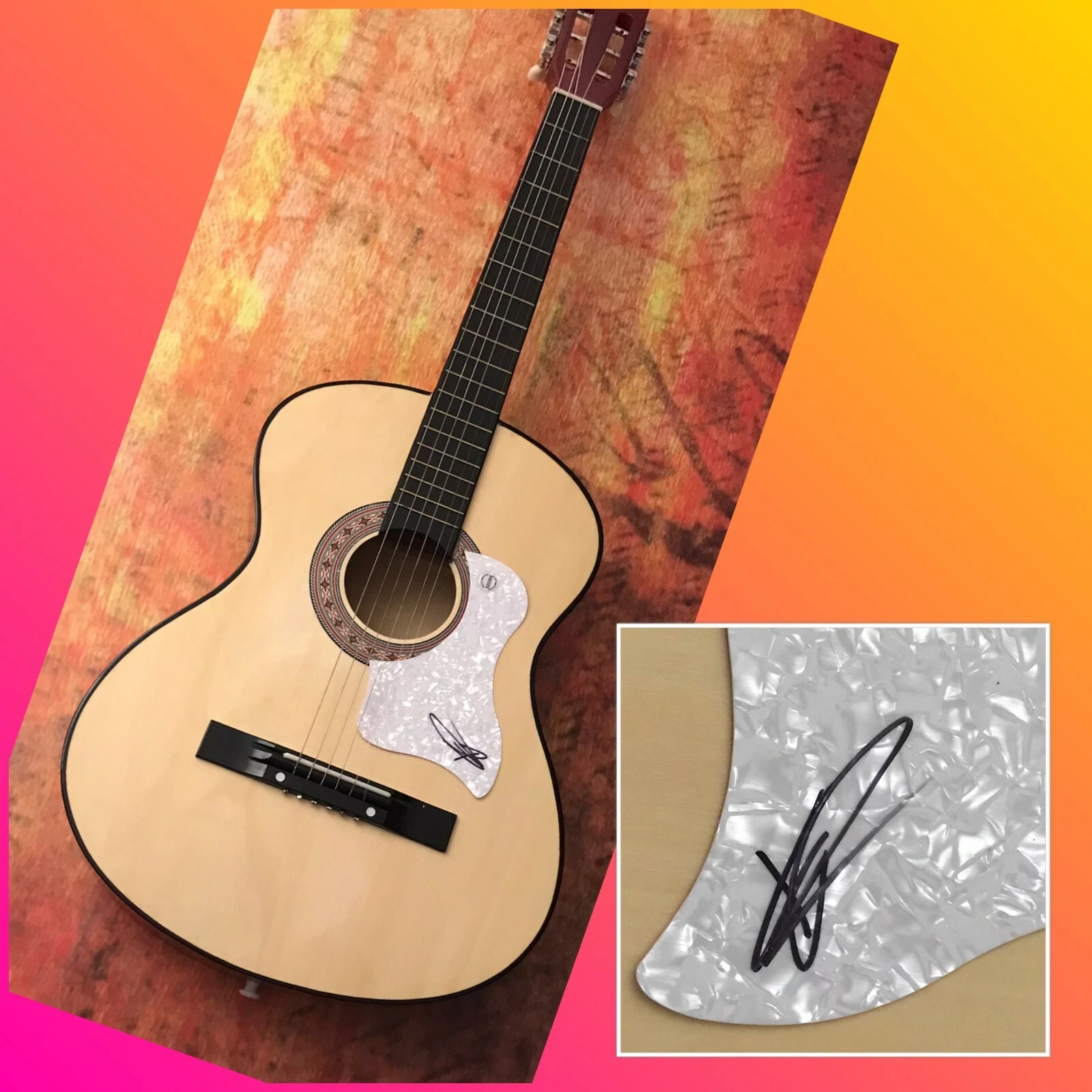 GFA Expectations Out of the Blue  * KATIE PRUITT * Signed Acoustic Guitar K2 COA