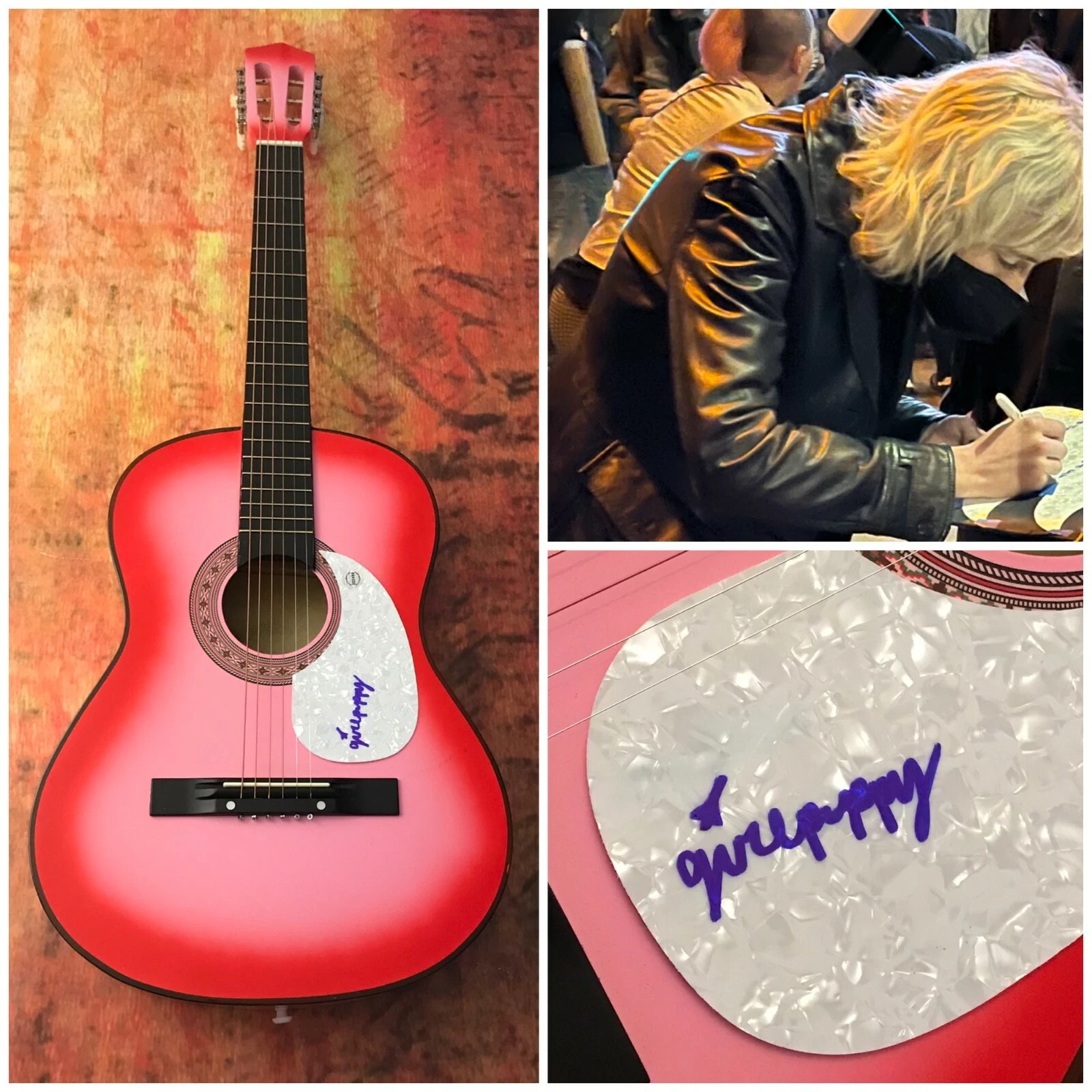 GFA Becca Harvey As Much as I Can  * GIRLPUPPY *  Signed Acoustic Guitar G1 COA