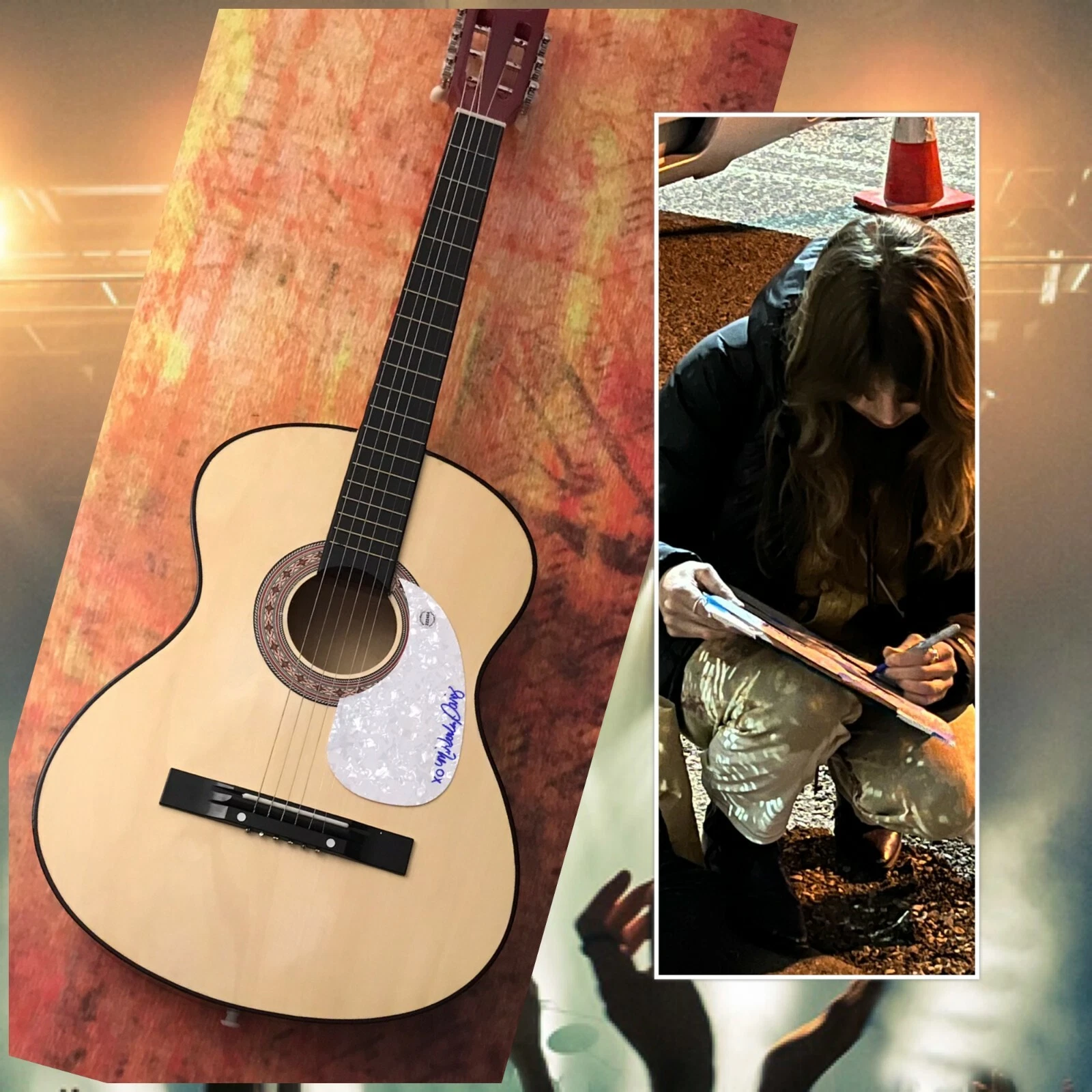 GFA Delivery In My Groove  * MIKAELA DAVIS * Signed Acoustic Guitar M2 COA