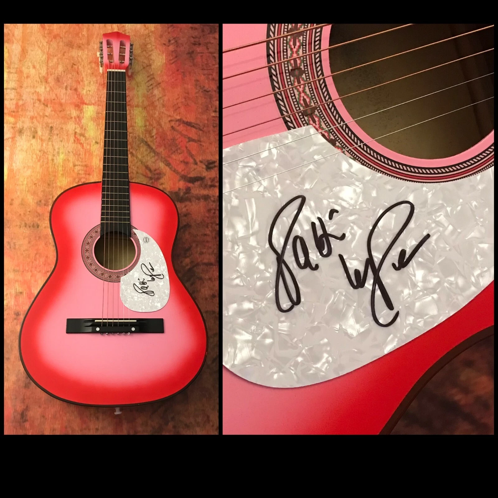 GFA Gypsy Broadway Star * PATTI LuPONE * Signed Acoustic Guitar P2 COA