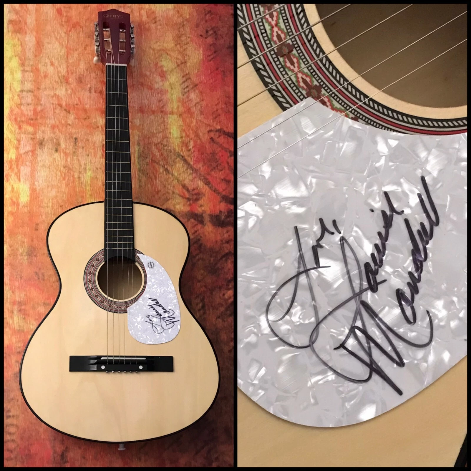 GFA Maybe My Baby Country  * LOUISE MANDRELL *  Signed Acoustic Guitar L2 COA