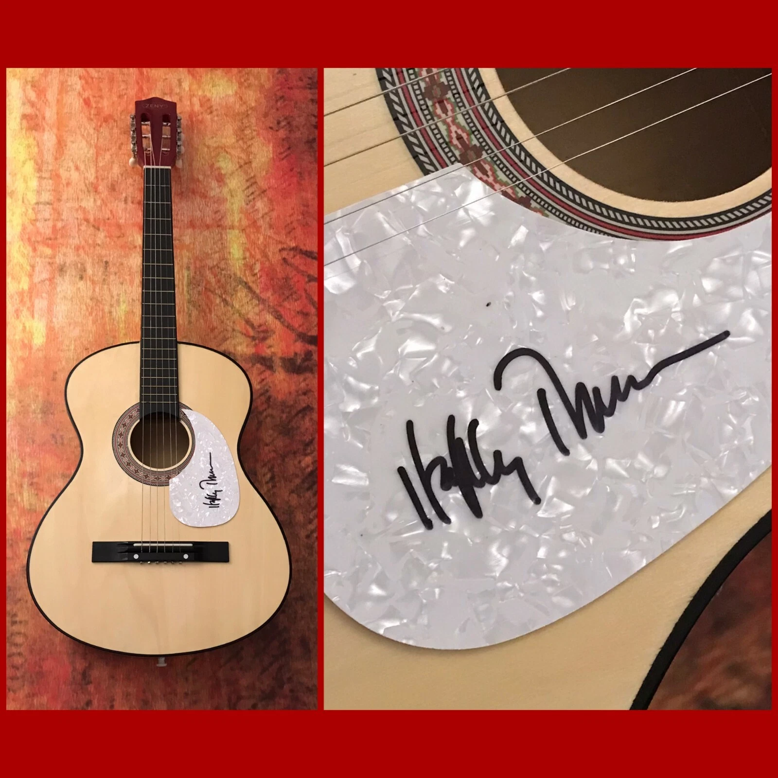 GFA American Stranger  * HAPPY TRAUM *  Signed Acoustic Guitar H3 COA