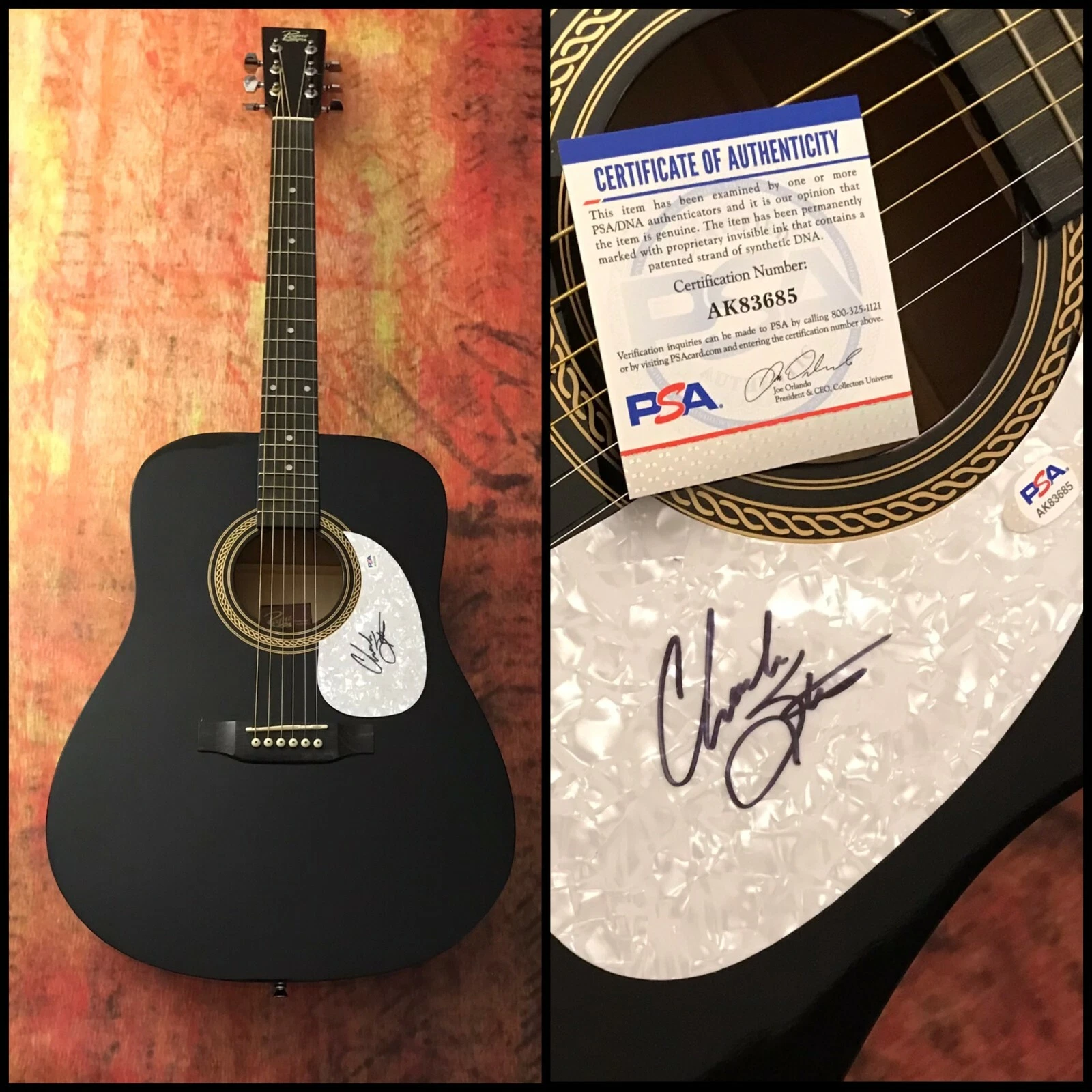 PSA  Blackberry Smoke Band * CHARLIE STARR * Signed 41
