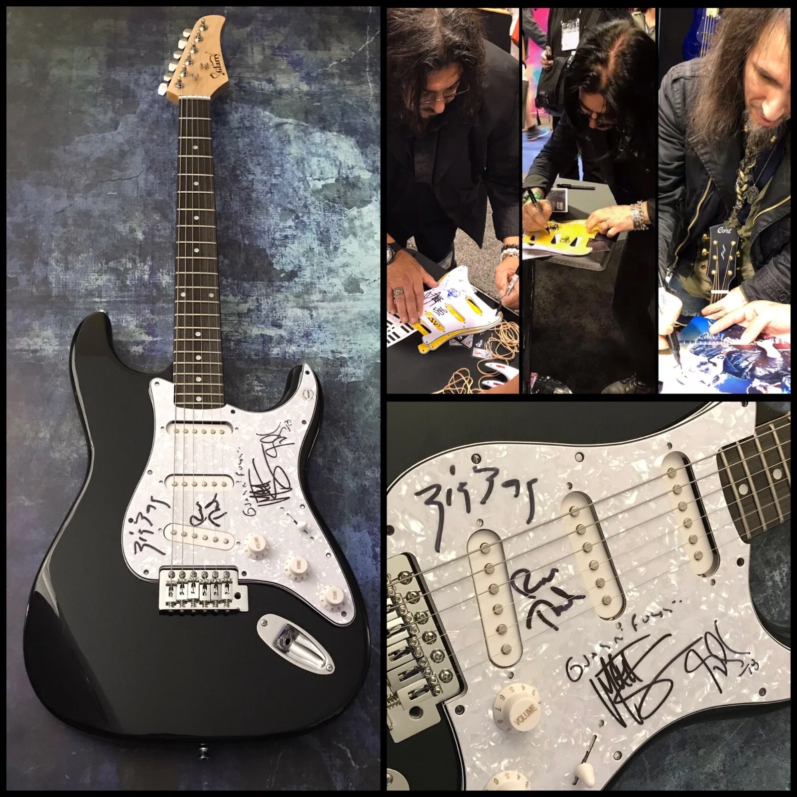 GFA Ron, Teddy, Gilby & Matt Sorum * GUNS N' ROSES * Signed Electric Guitar COA