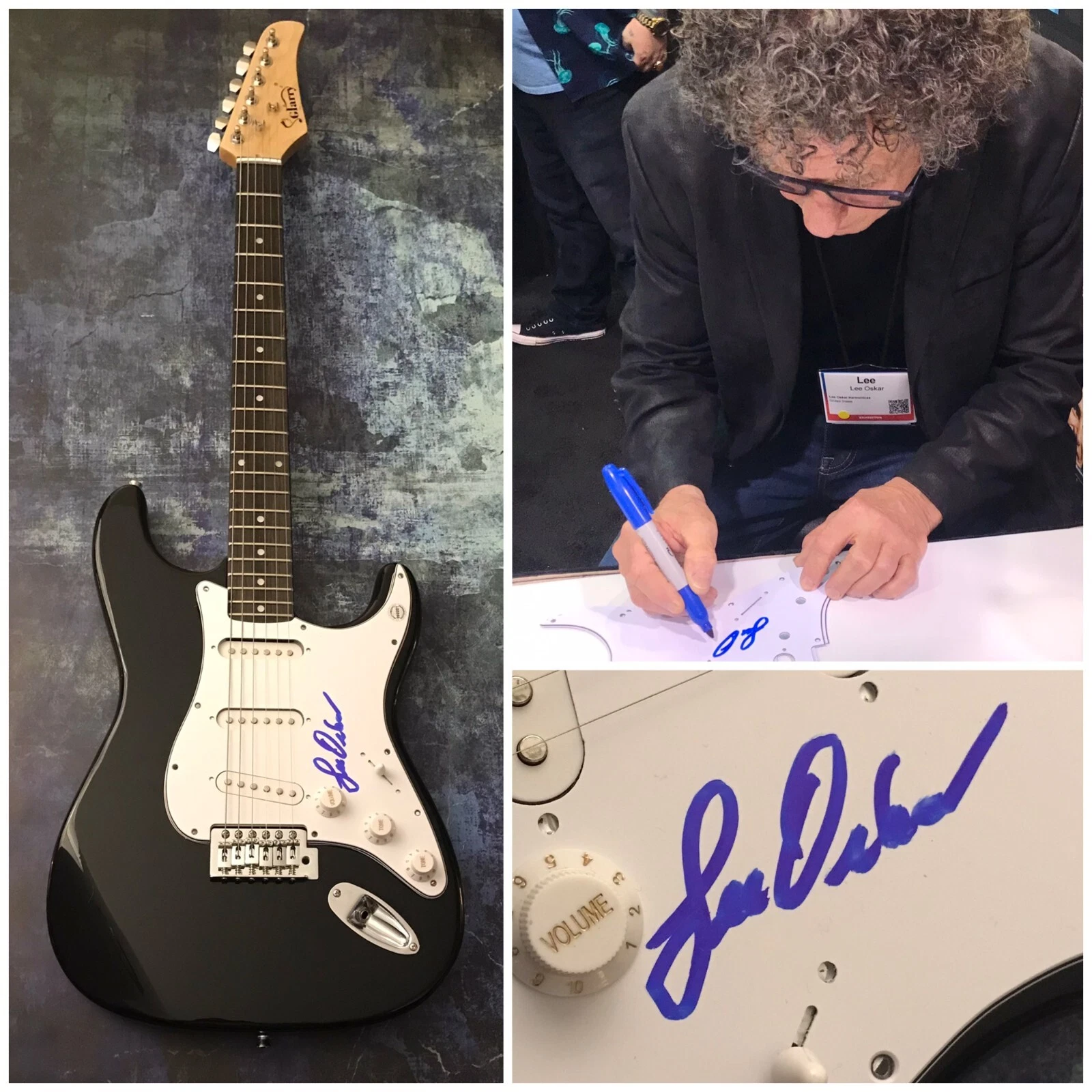 GFA War Band Original * LEE OSKAR * Signed Electric Guitar PROOF COA