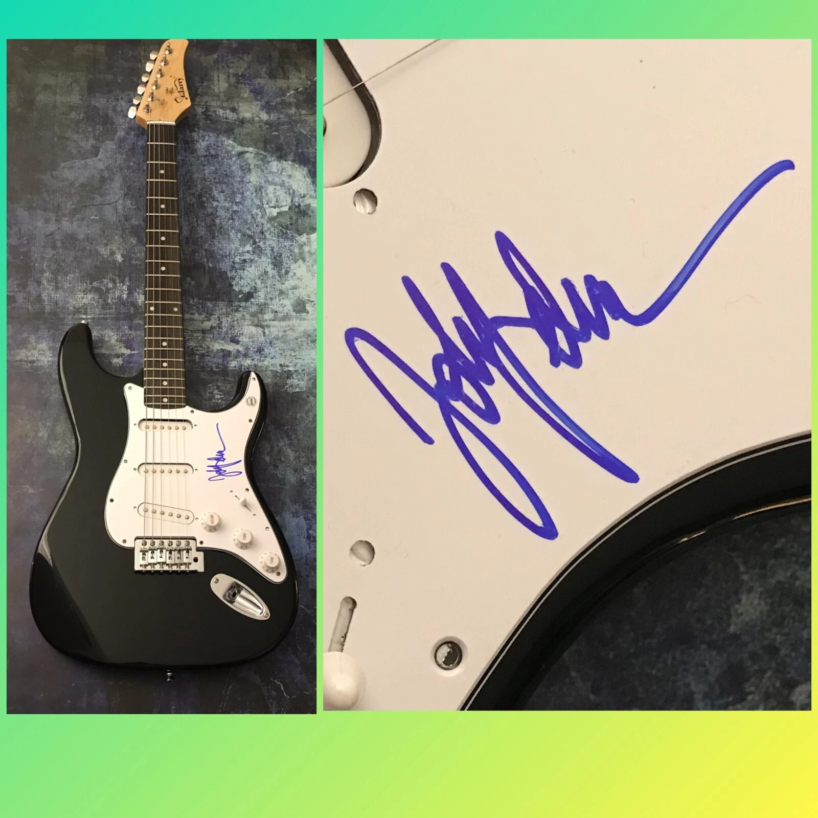 GFA Goldfinger Kingpin Superman  * JOHN FELDMANN *  Signed Electric Guitar COA