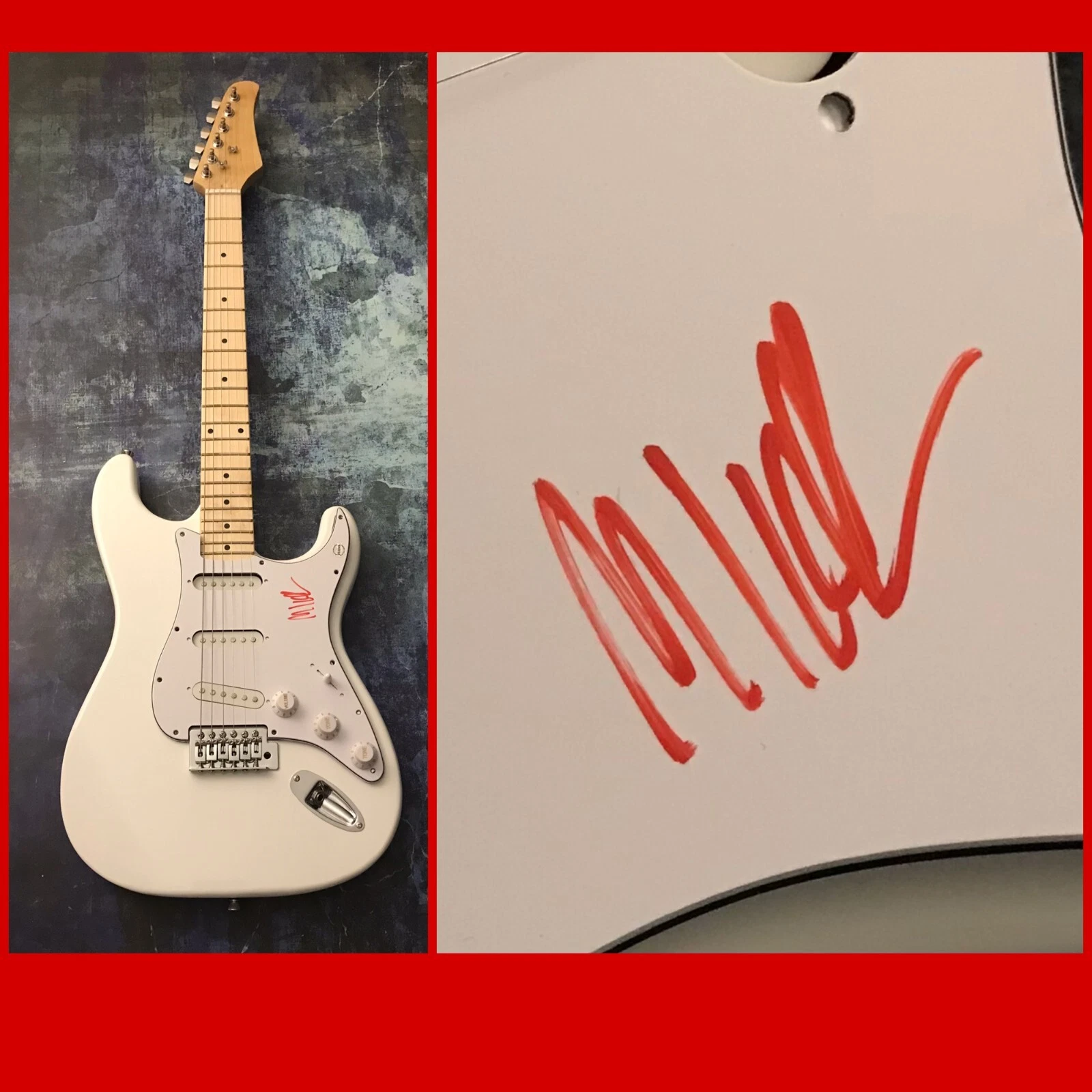 GFA This is Not the End Quiet  * MILCK *  Signed Electric Guitar M4 COA