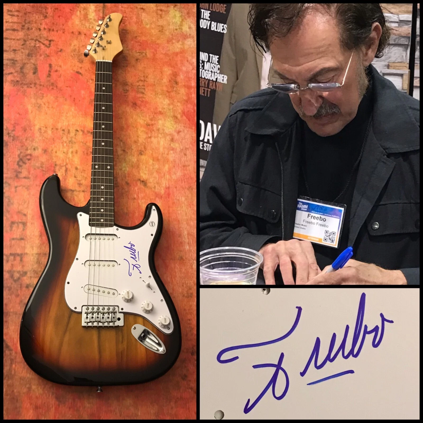 GFA Bonnie Raitt's Guitarist * FREEBO * Signed Electric Guitar PROOF F2 COA