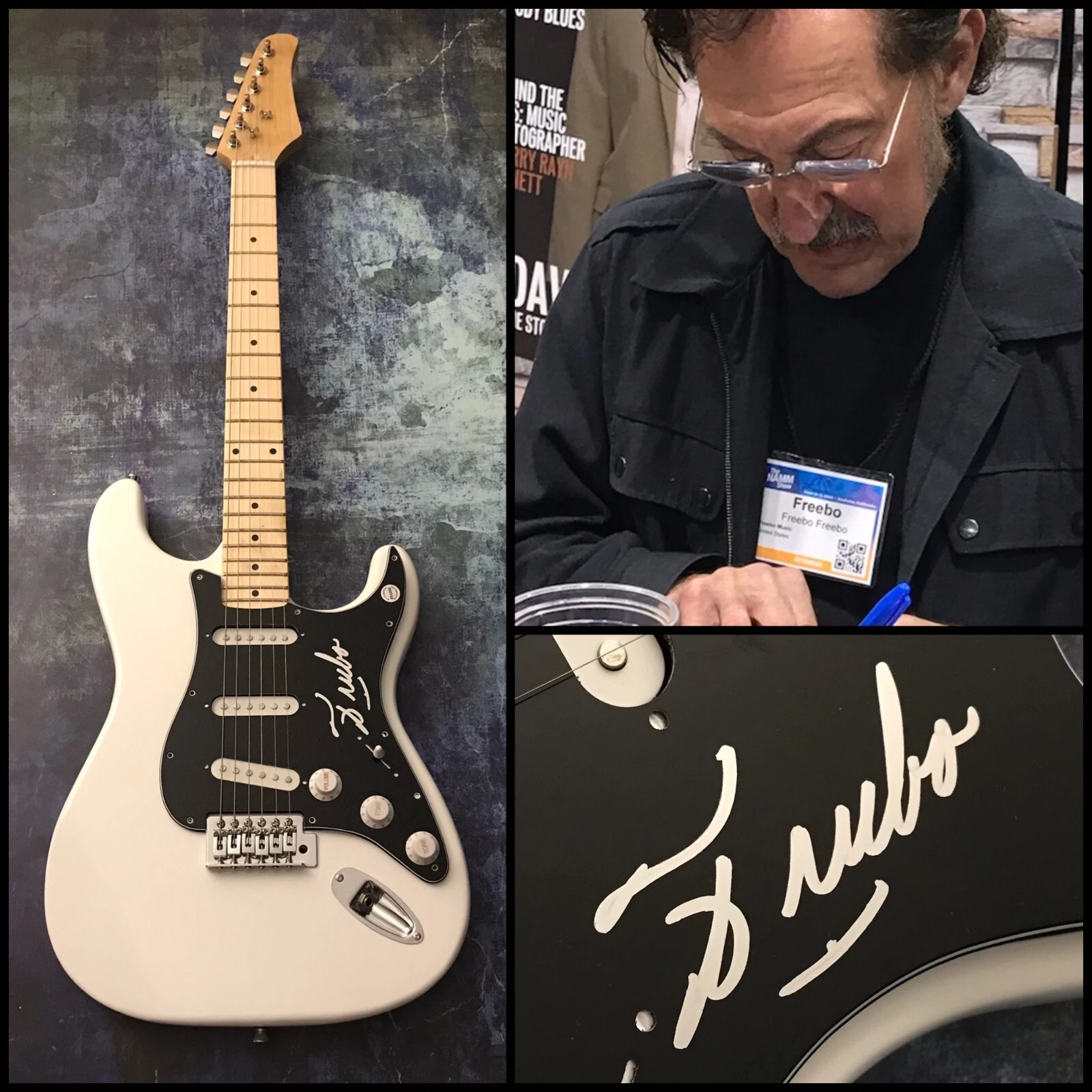 GFA Bonnie Raitt's Guitarist * FREEBO * Signed Electric Guitar PROOF F4 COA