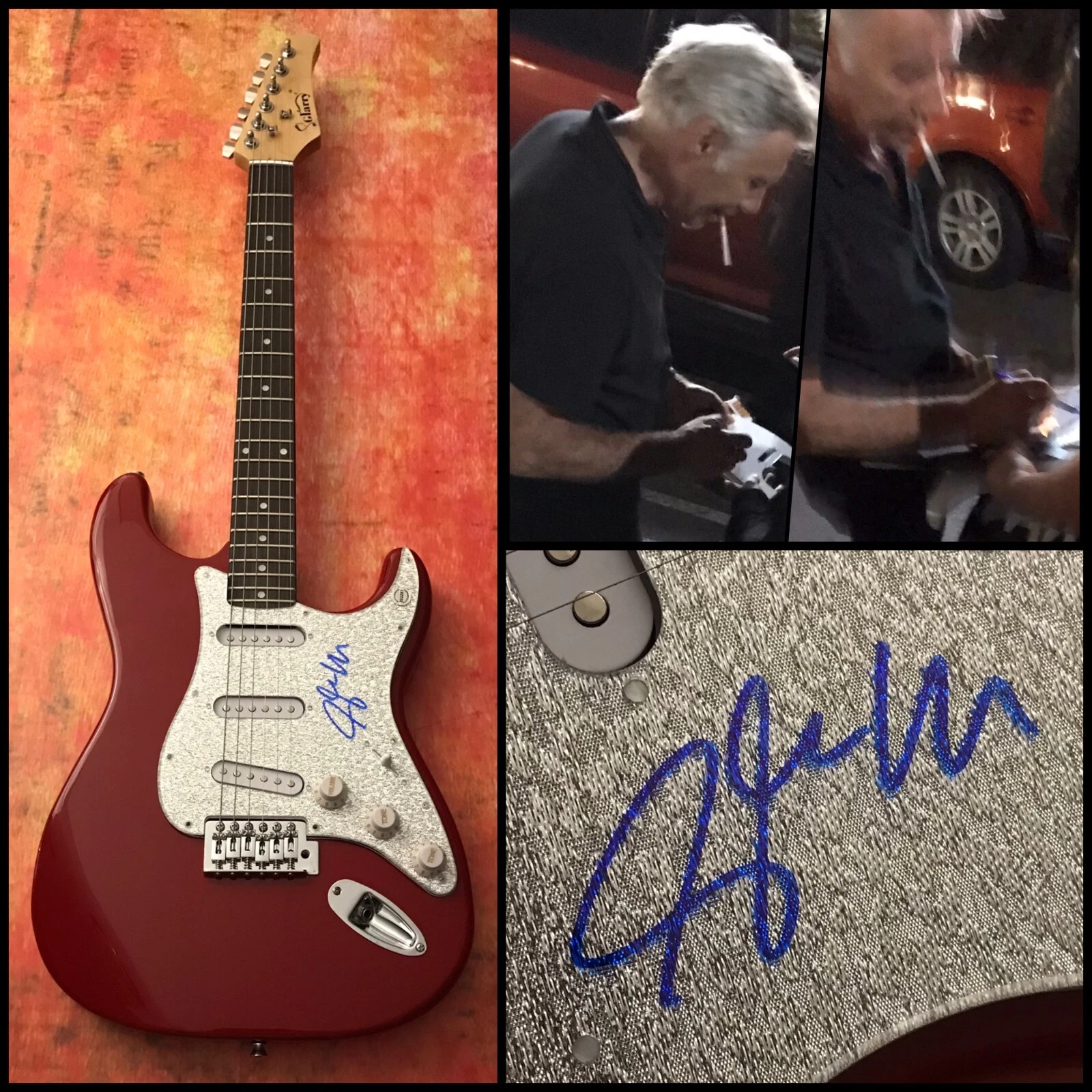 GFA  The Sex Pistols  * GLEN MATLOCK *  Signed Electric Guitar PROOF G3 COA