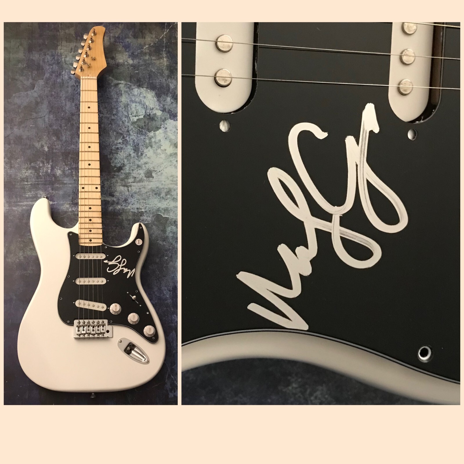 GFA L.A. Guns Guitarist  * MICK CRIPPS *  Signed Electric Guitar M4 COA