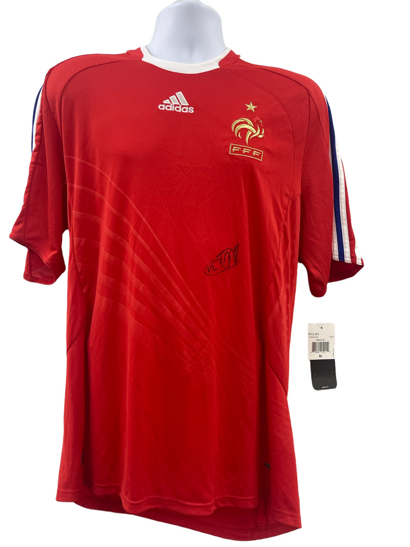 THIERRY HENRY FRANCE SIGNED AUTHENTIC JERSEY WITH TAGS AUTOGRAPH BECKETT 1