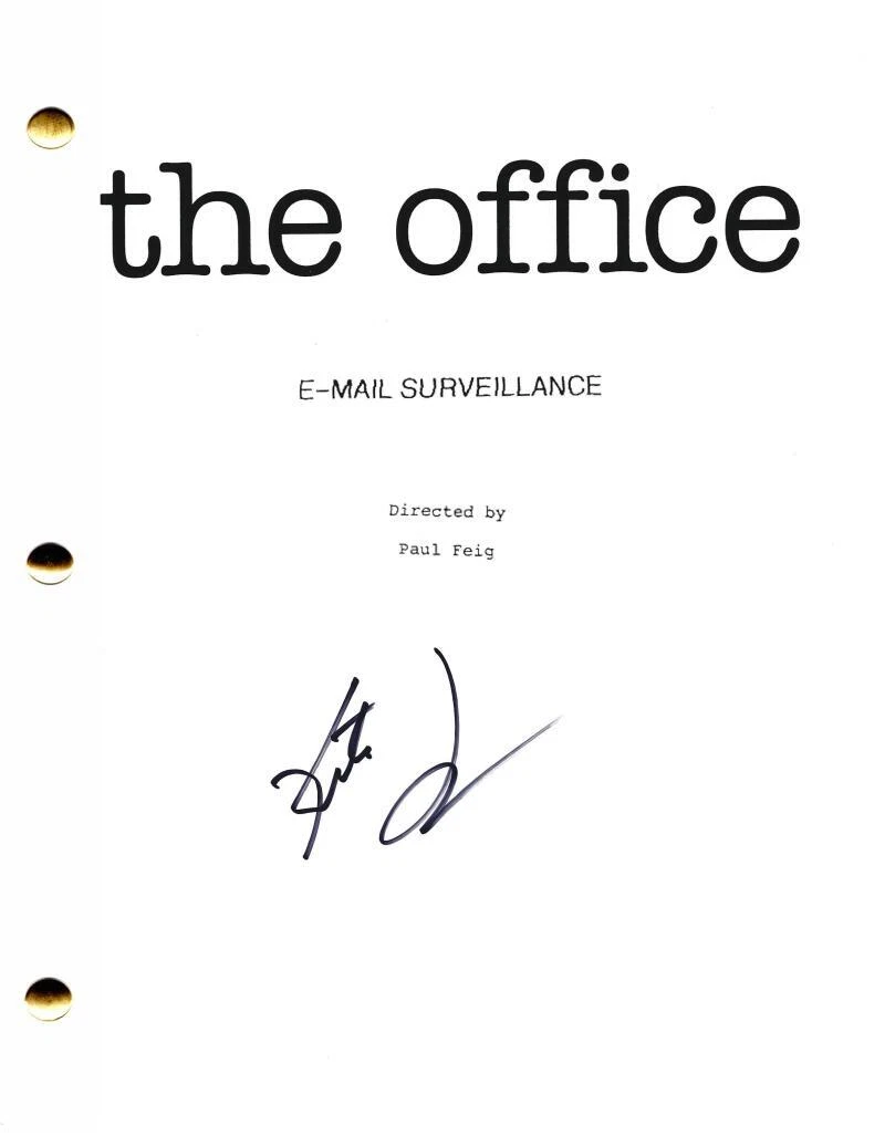 KATE FLANNERY SIGNED THE OFFICE PILOT SCRIPT AUTHENTIC AUTOGRAPH COA